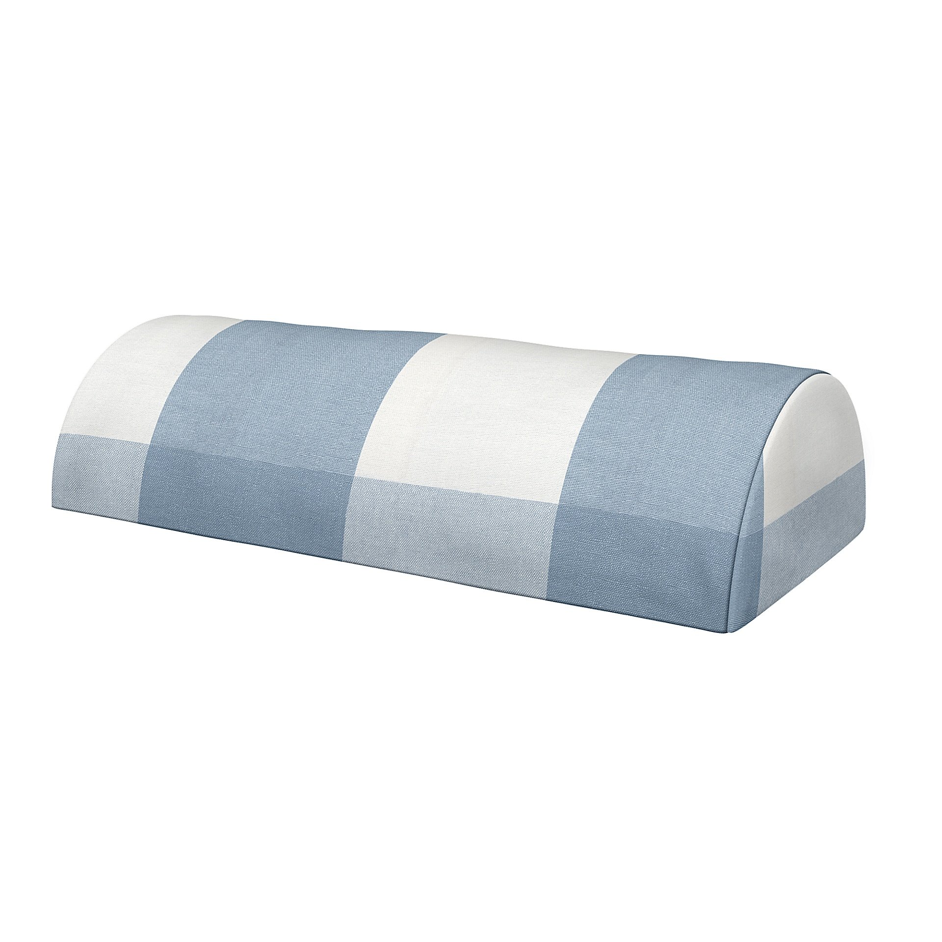 IKEA - Cushion Cover Beddinge Half Moon , Sky Blue, Linen - Bemz