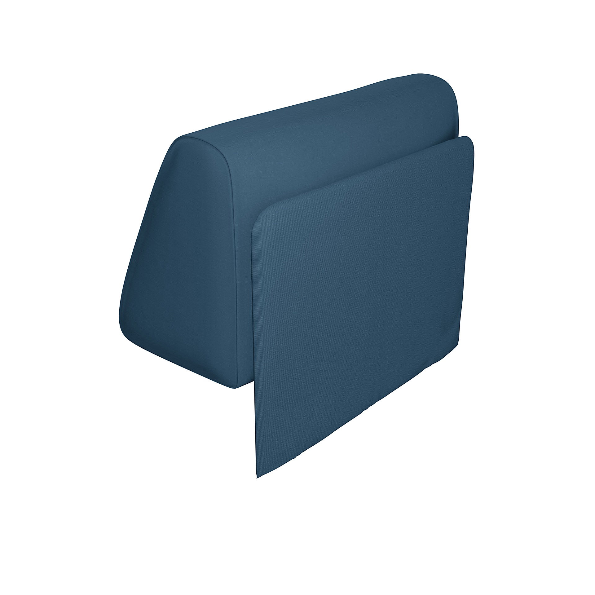 IKEA - Delaktig Backrest with Cushion Cover, Real Teal, Cotton - Bemz