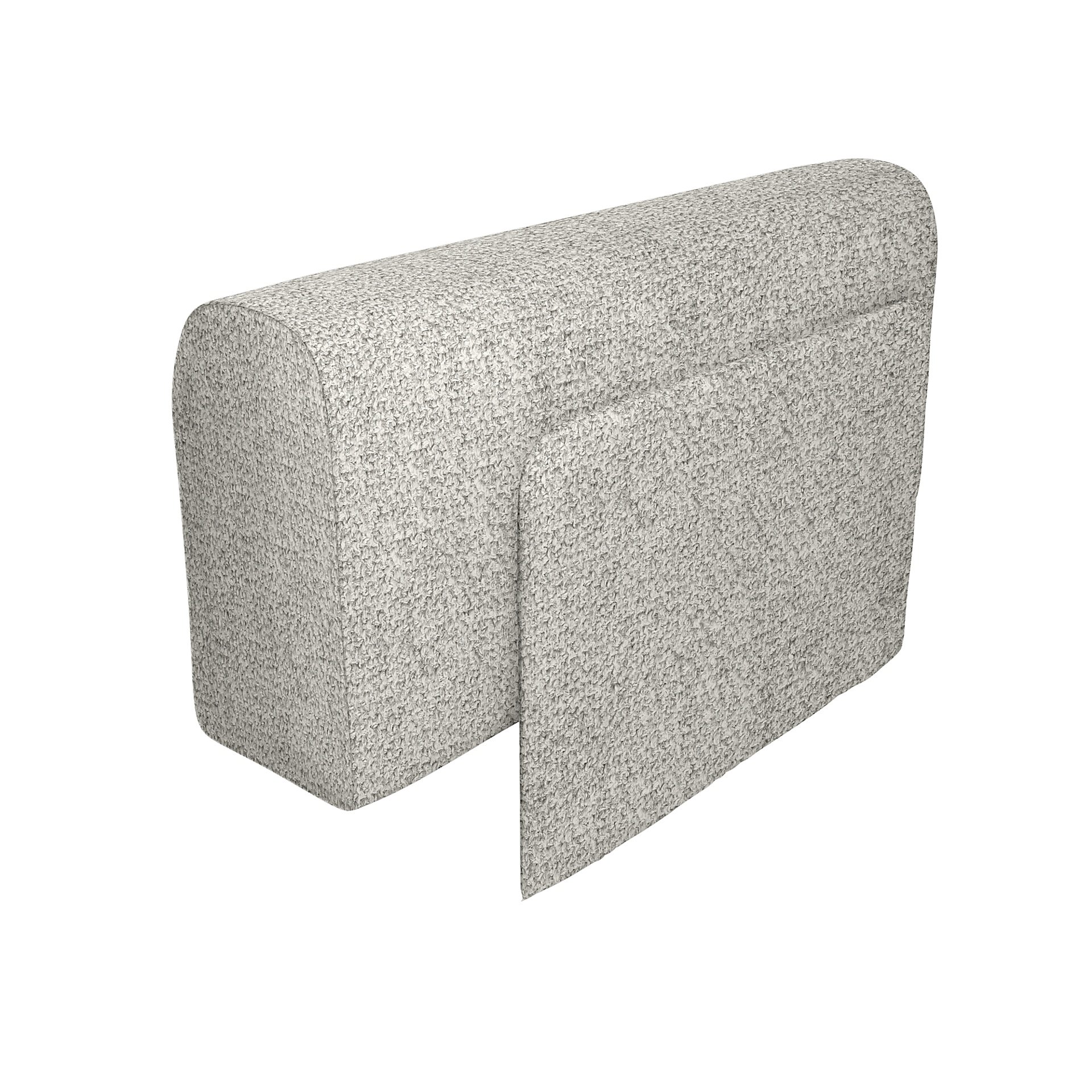 IKEA - Delaktig Armrest with Cushion Cover, Driftwood, Boucle & Texture - Bemz