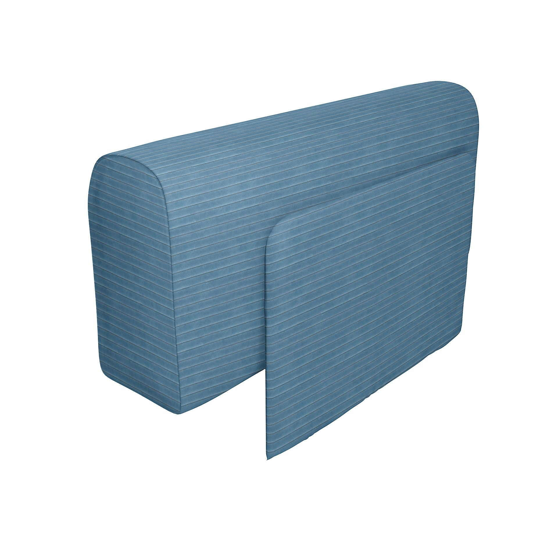 IKEA - Delaktig Armrest with Cushion Cover, Sky Blue, Corduroy - Bemz