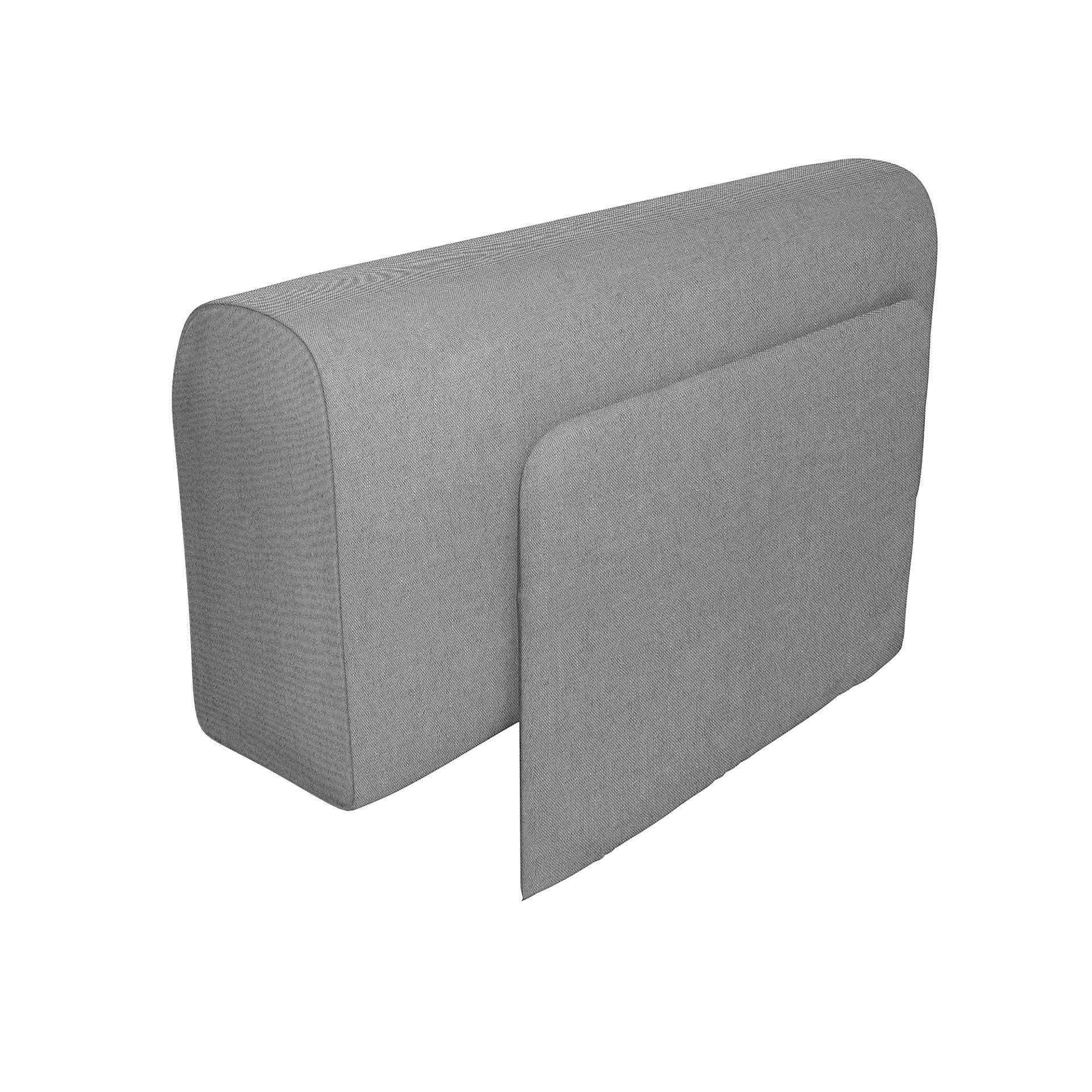 IKEA - Delaktig Armrest with Cushion Cover, Graphite, Linen - Bemz