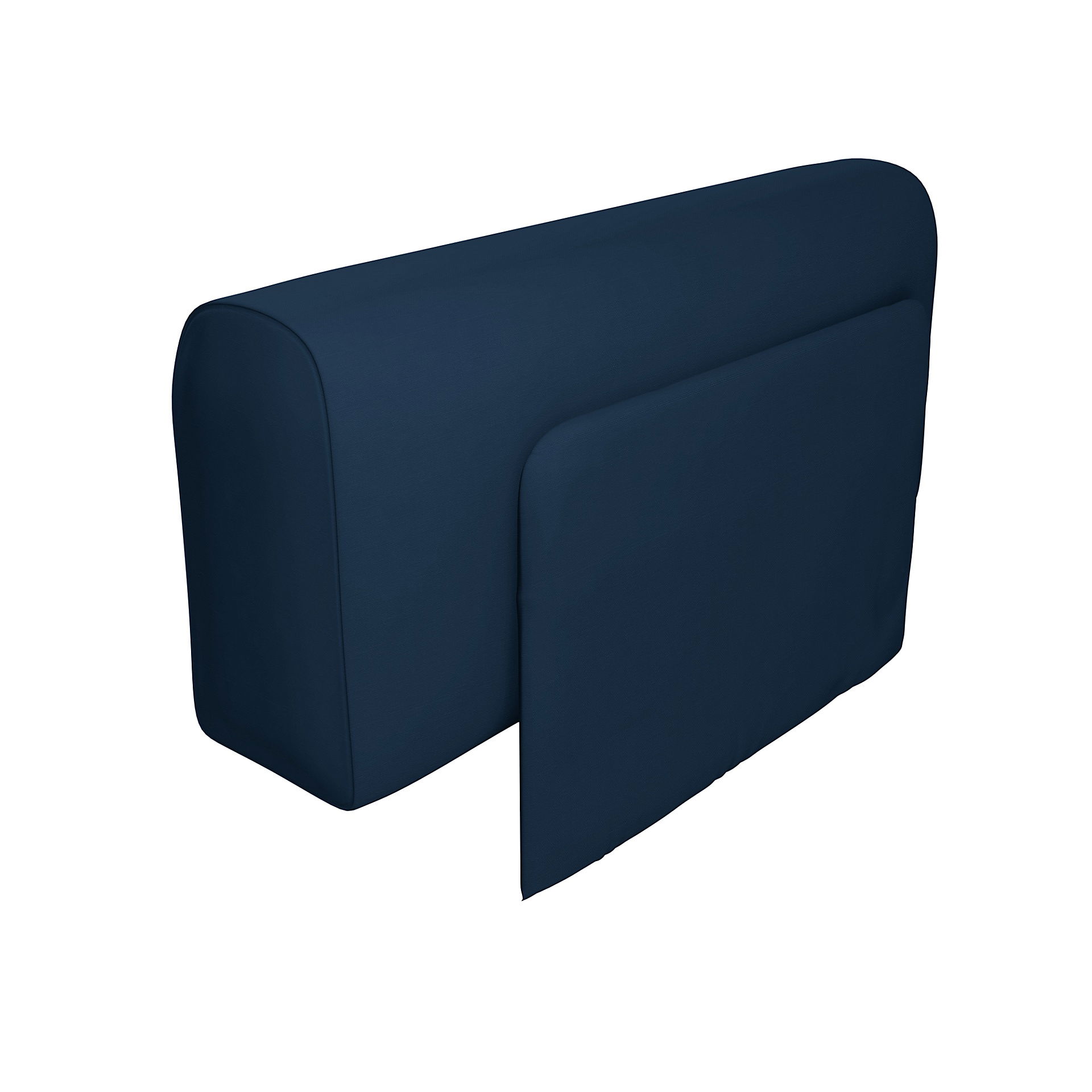 IKEA - Överdrag till Delaktig armstöd med kudde, Deep Navy Blue, Bomull - Bemz