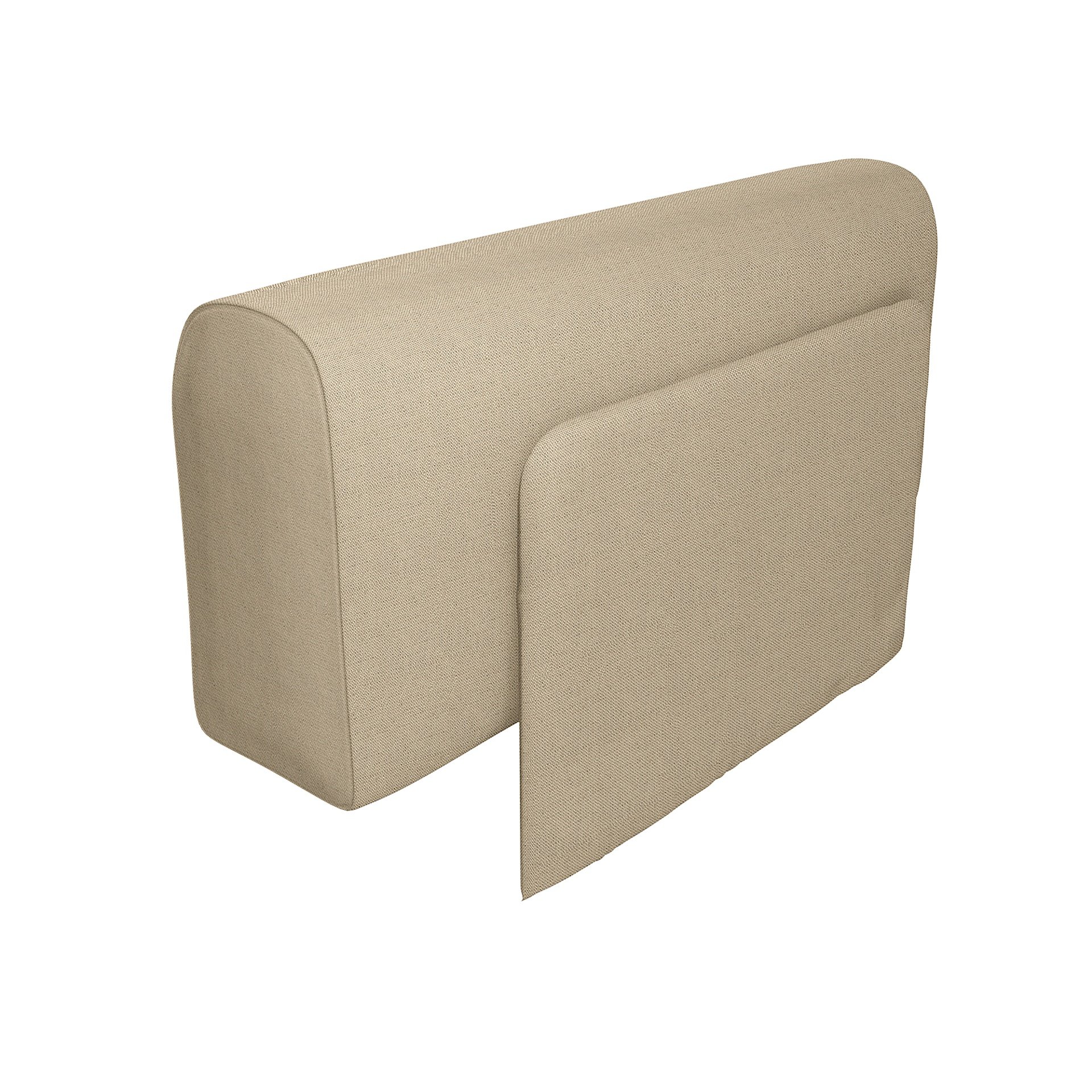 IKEA - Delaktig Armrest with Cushion Cover, Unbleached, Linen - Bemz