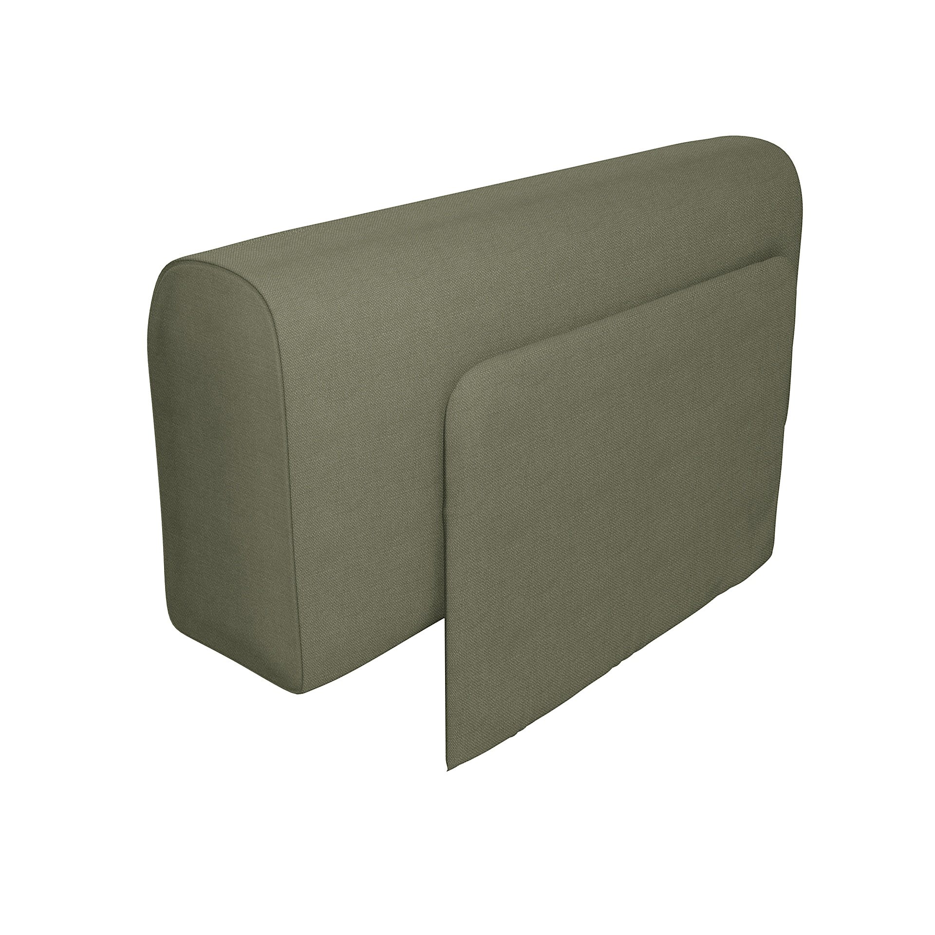 IKEA - Delaktig Armrest with Cushion Cover, Sage, Linen - Bemz