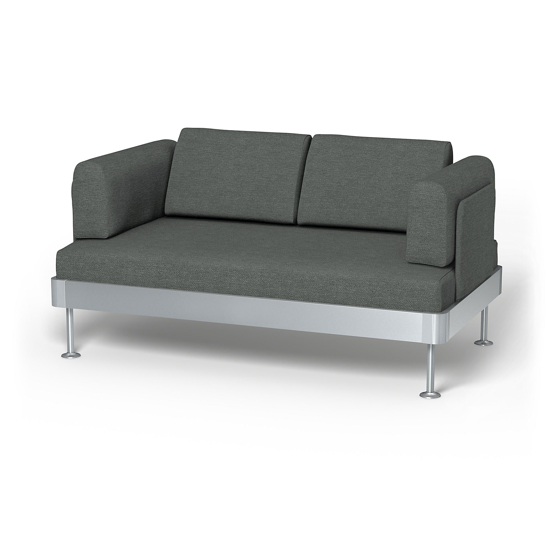 IKEA - Delaktig 2 Seater Sofa Cover, Laurel, Bouclé & Texture - Bemz