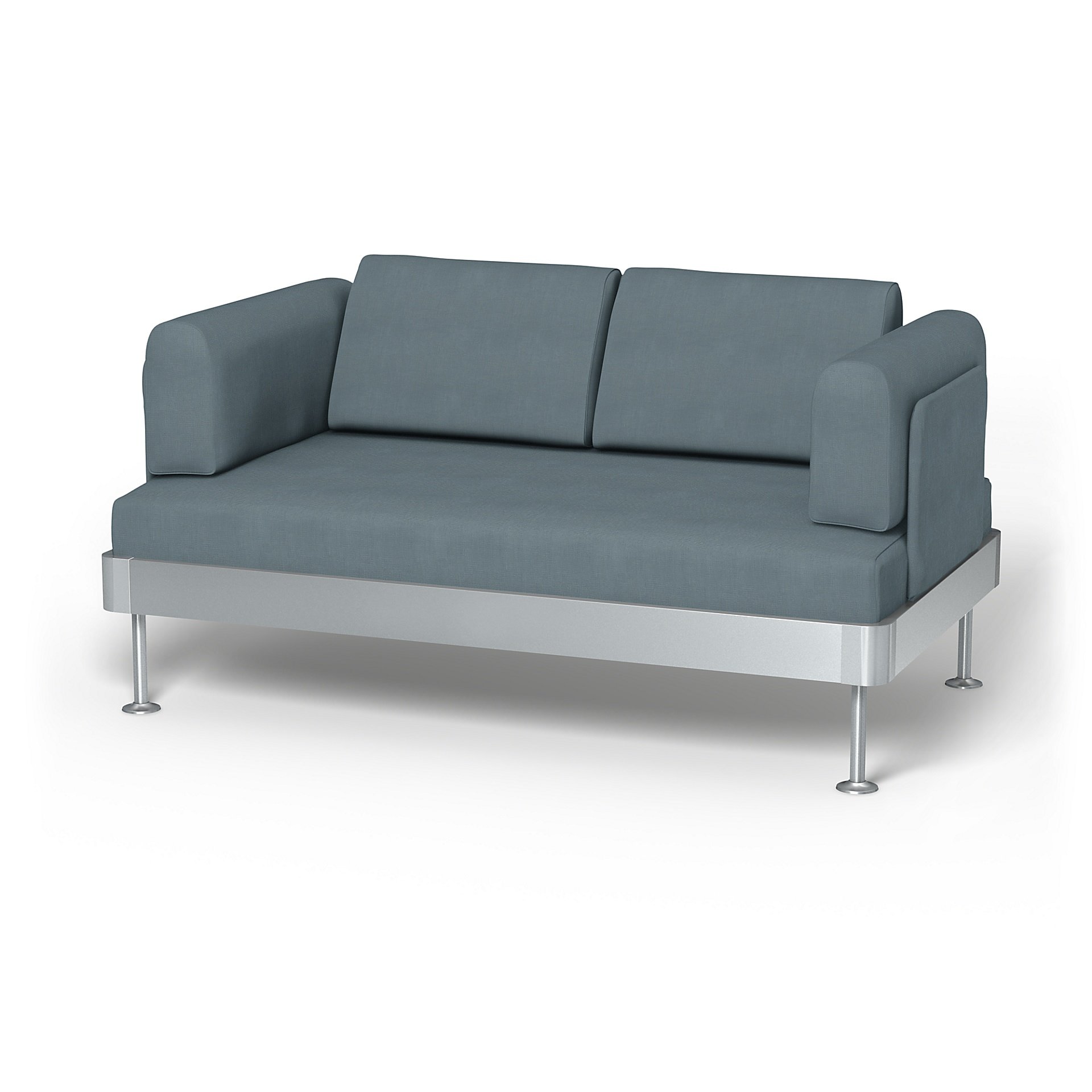 IKEA - Delaktig 2 Seater Sofa Cover, Dusk, Linen - Bemz