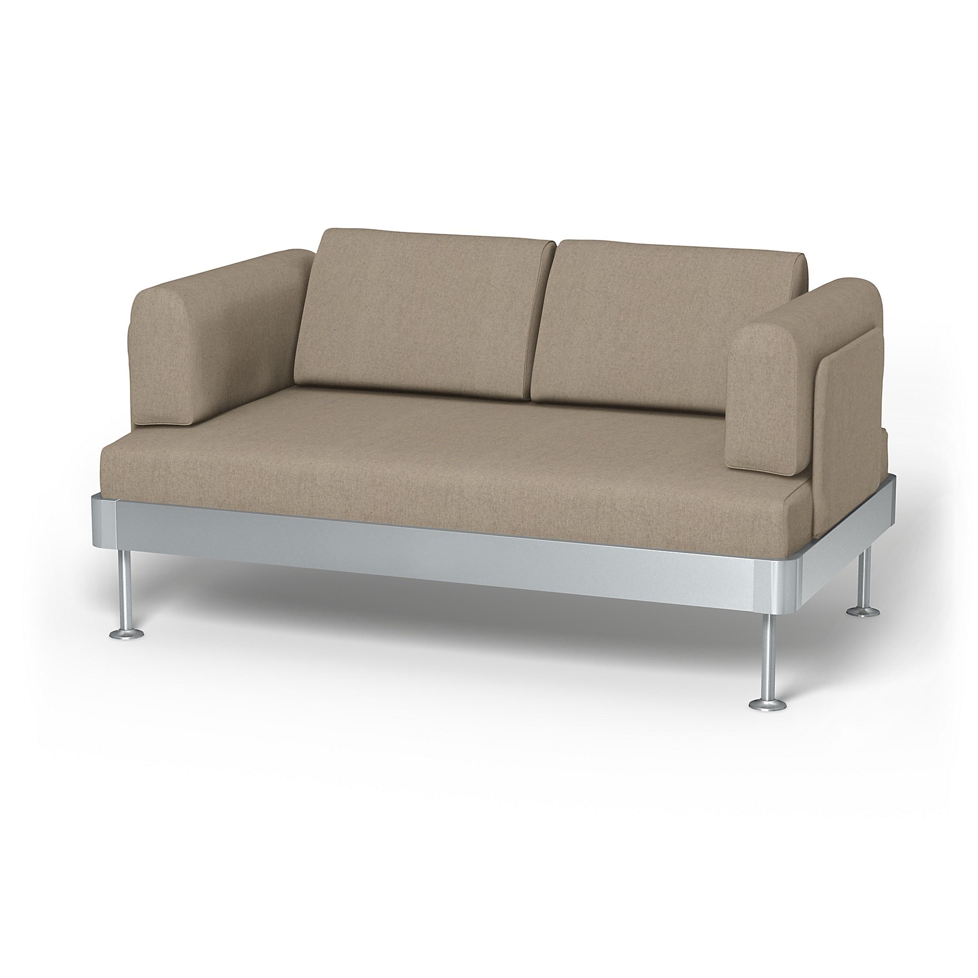 IKEA - Delaktig 2 Seater Sofa Cover, Birch, Wool - Bemz
