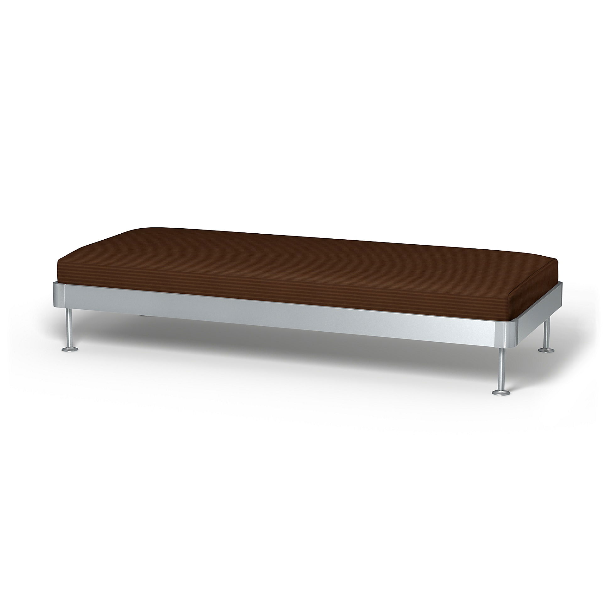 IKEA - Delaktig 3 Seat Platform Cover, Chocolate Brown, Corduroy - Bemz