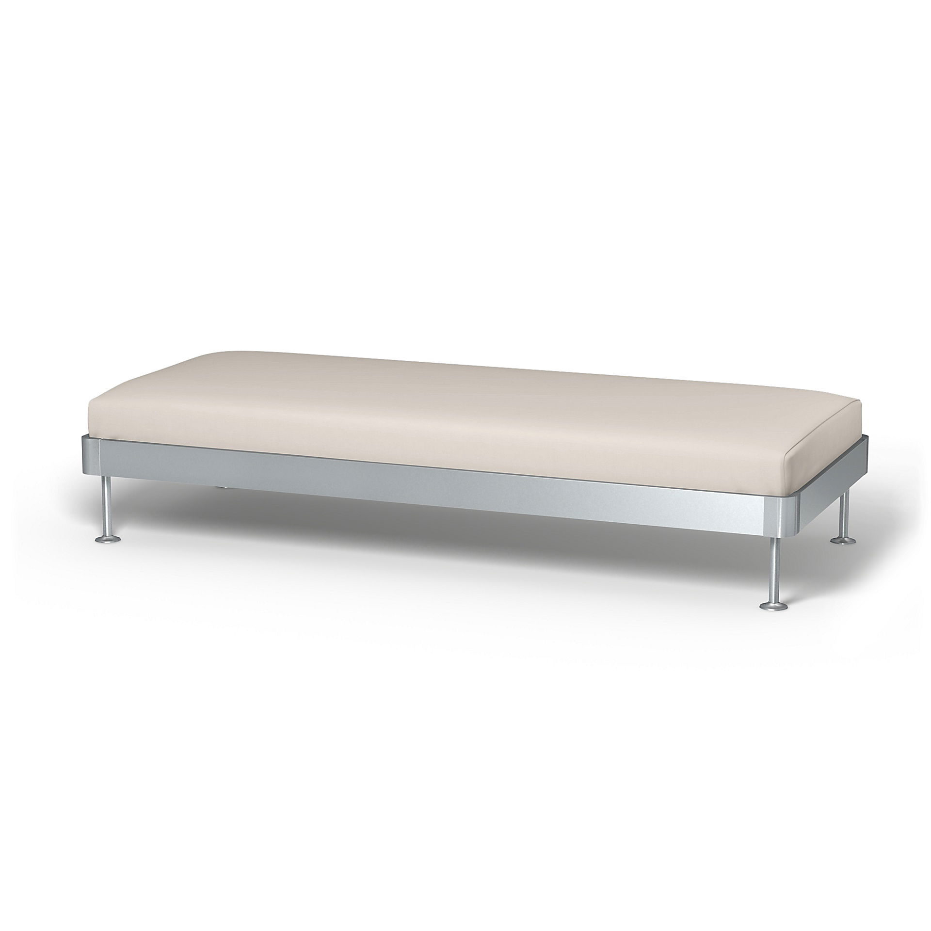 IKEA - Delaktig 3 Seat Platform Cover, Soft White, Cotton - Bemz