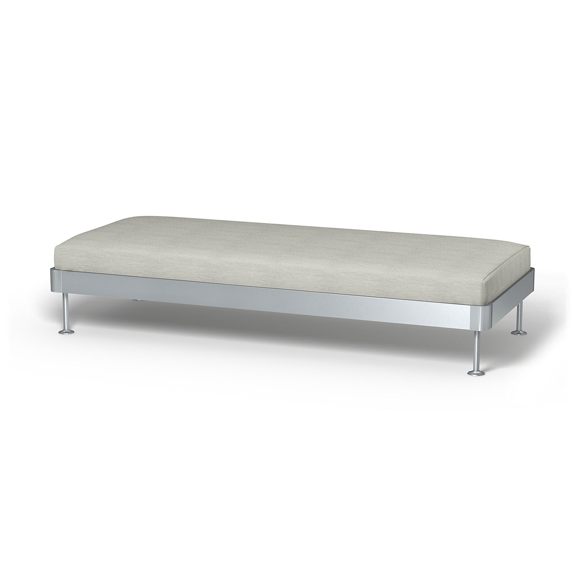 IKEA - Housse de siège plateforme 3 places Delaktig, Silver Grey, Conscious - Bemz