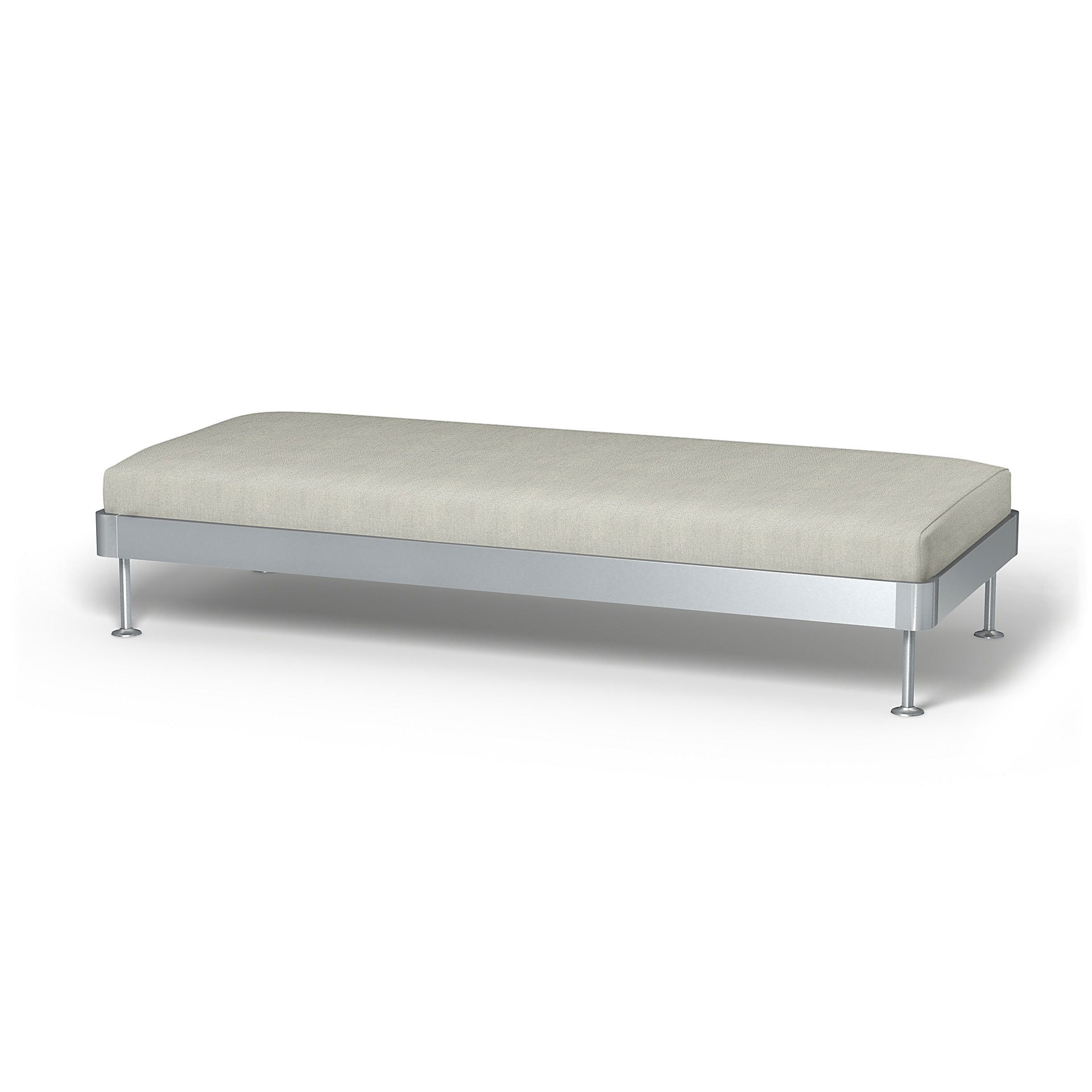 IKEA - Delaktig 3 Seat Platform Cover, Silver Grey, Cotton - Bemz