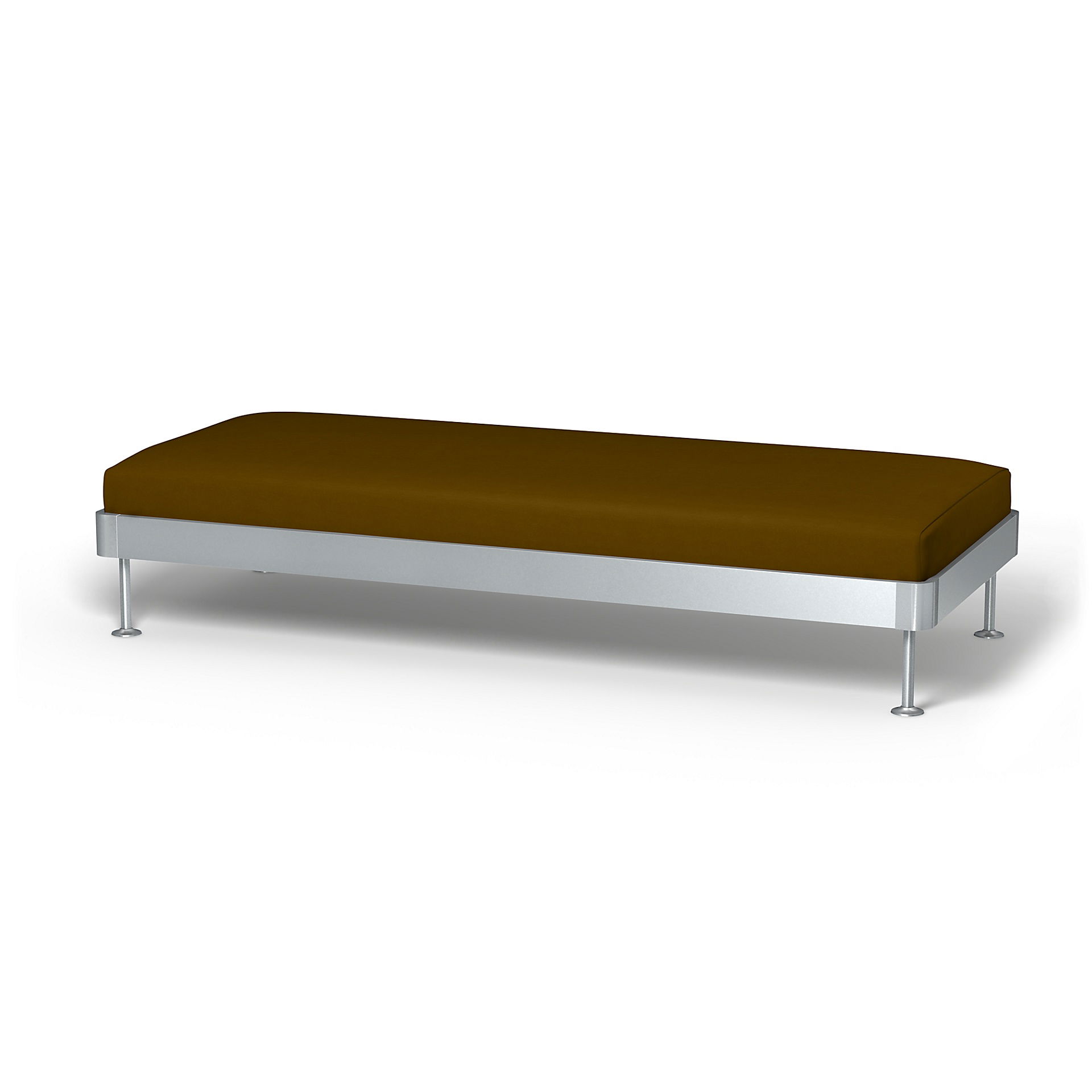 IKEA - Delaktig 3 Seat Platform Cover, Turmeric, Velvet - Bemz