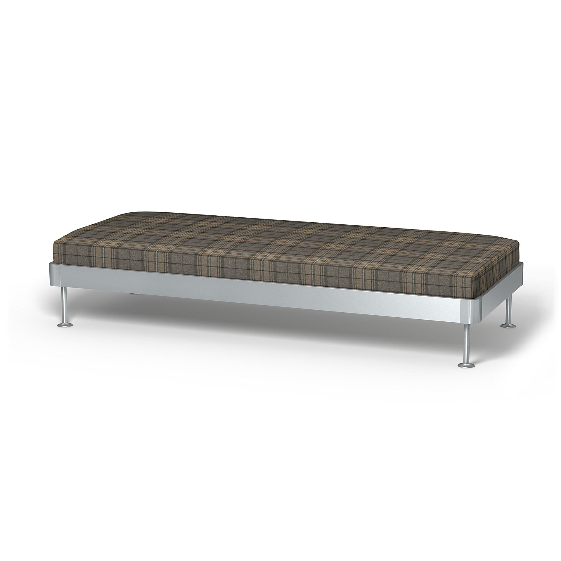 IKEA - Delaktig 3 Seat Platform Cover, Bark Brown, Wool - Bemz