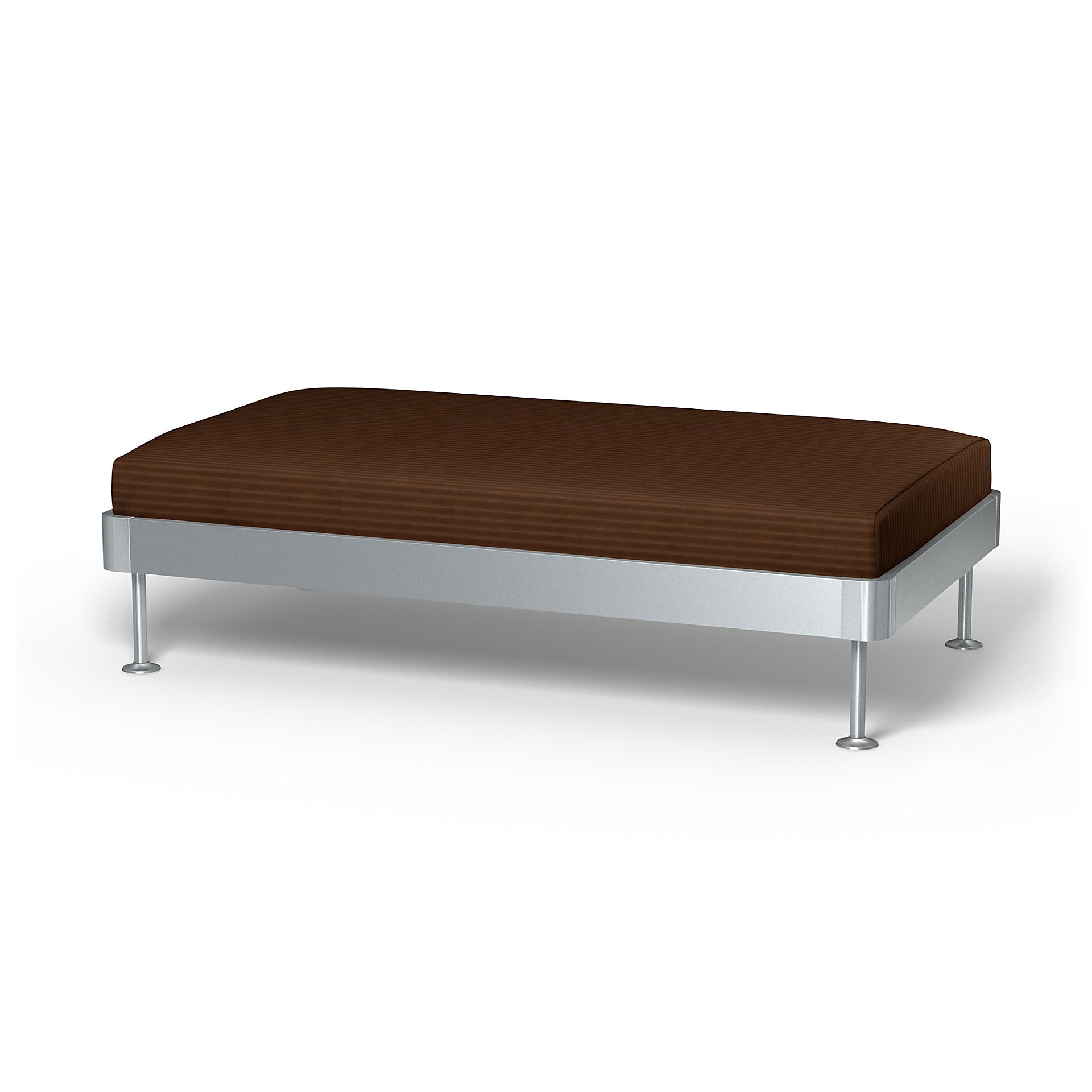 IKEA - Delaktig 2 Seat Platform Cover, Chocolate Brown, Corduroy - Bemz