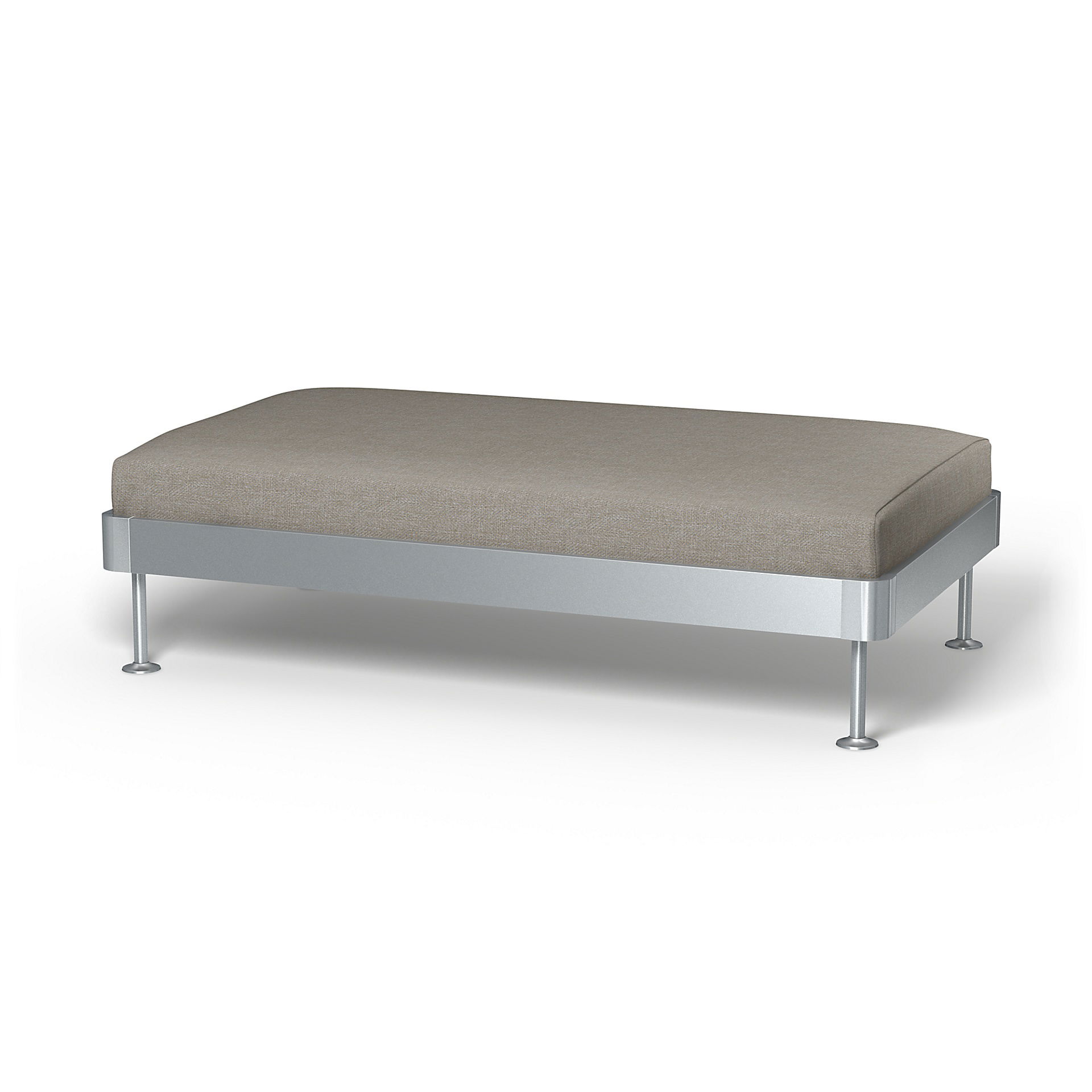 IKEA - Delaktig 2 Seat Platform Cover, Greige, Bouclé & Texture - Bemz