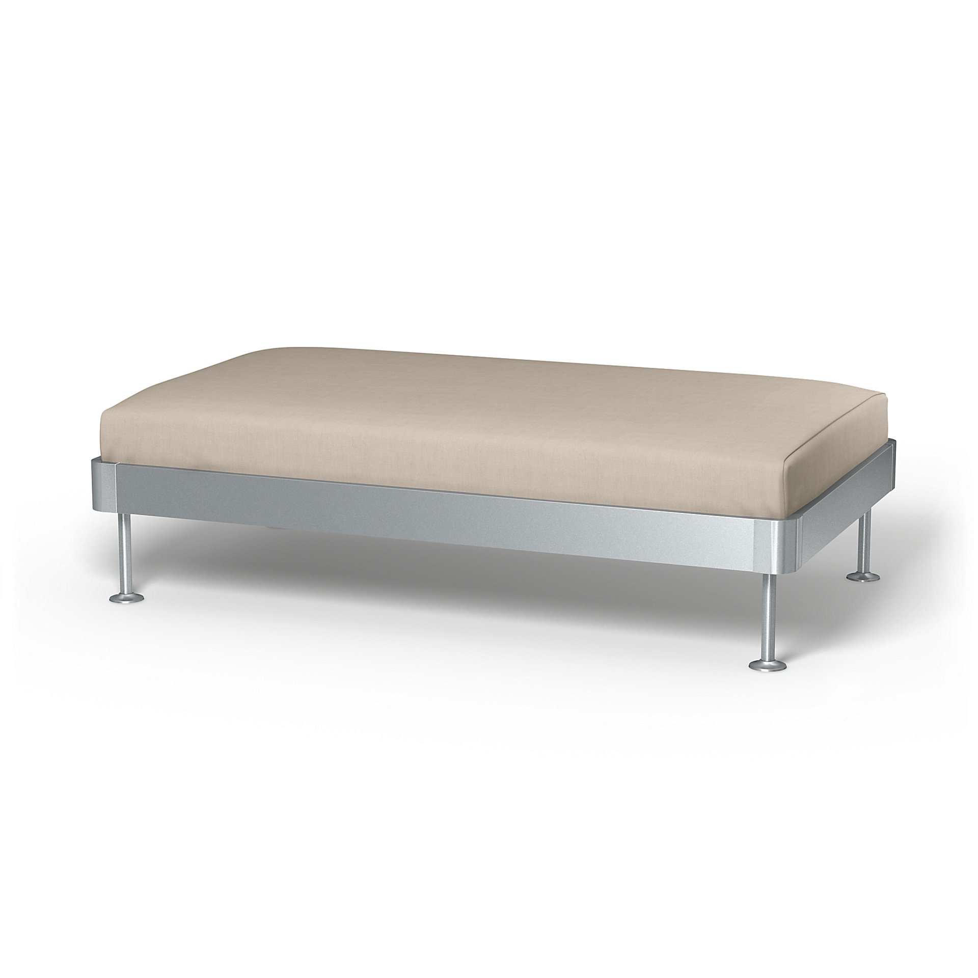 IKEA - Delaktig 2 Seat Platform Cover, Parchment, Linen - Bemz