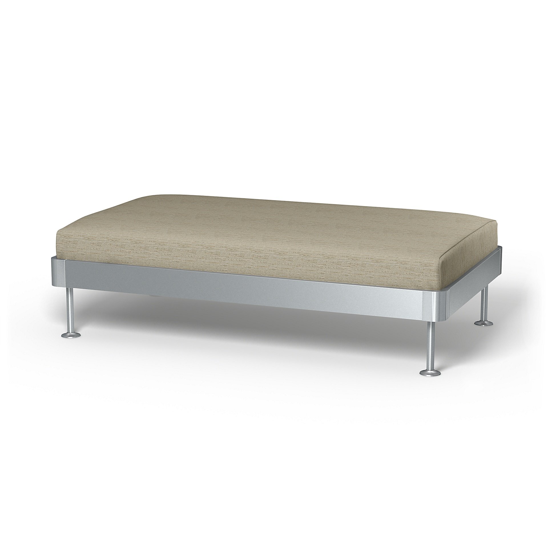 IKEA - Delaktig 2 Seat Platform Cover, Light Sand, Boucle & Texture - Bemz