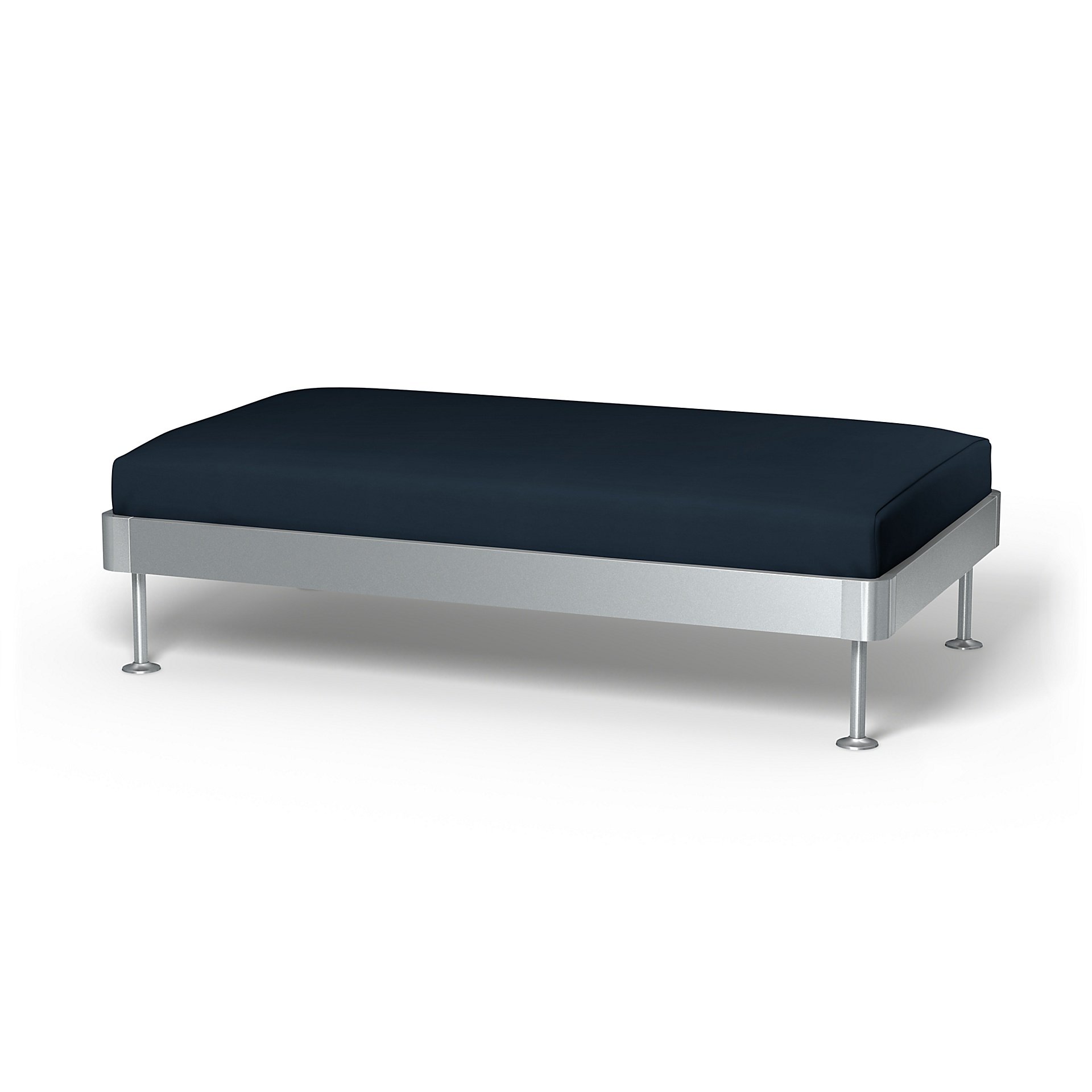 IKEA - Delaktig 2 Seat Platform Cover, Navy Blue, Cotton - Bemz