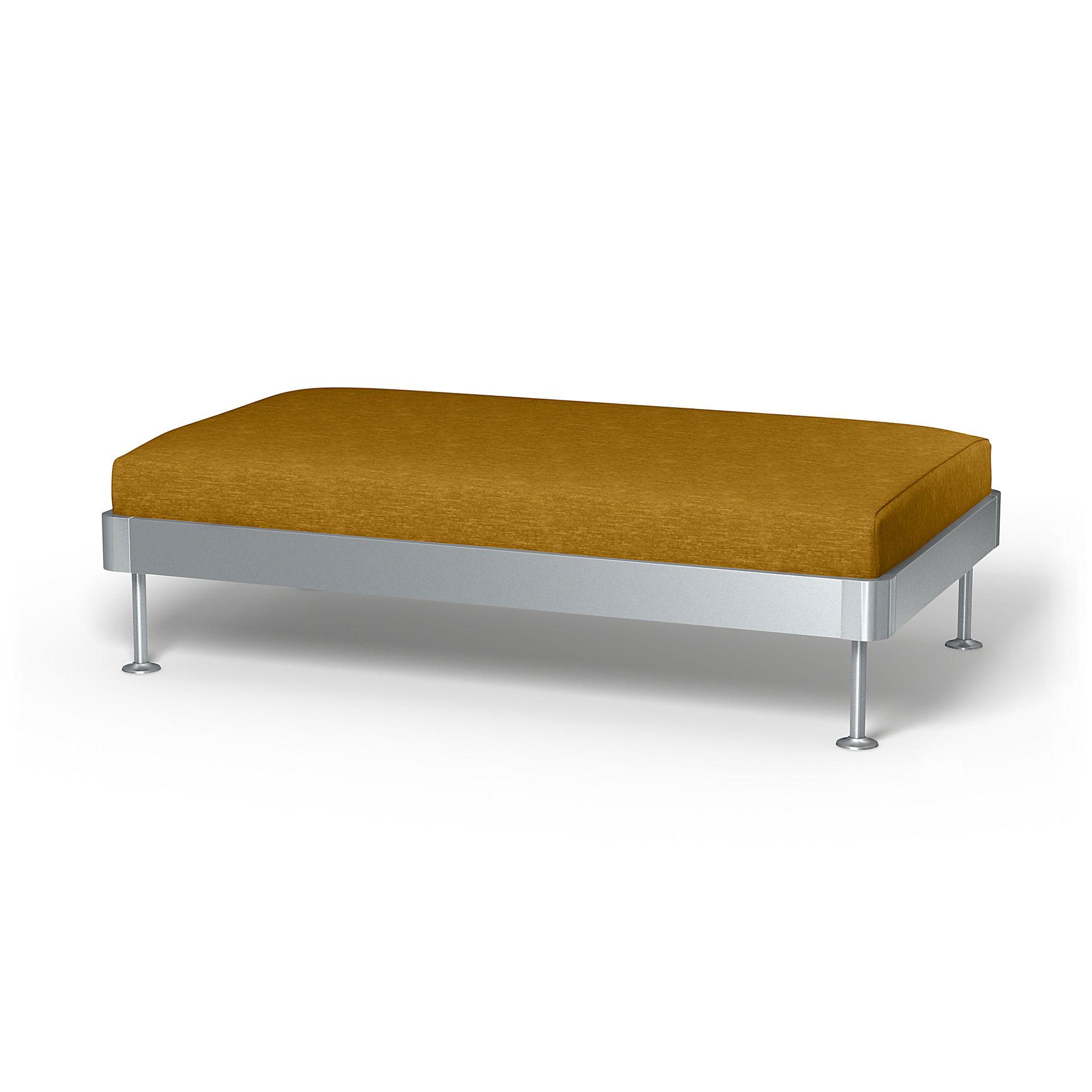 IKEA - Delaktig 2 Seat Platform Cover, Tumeric, Velvet - Bemz