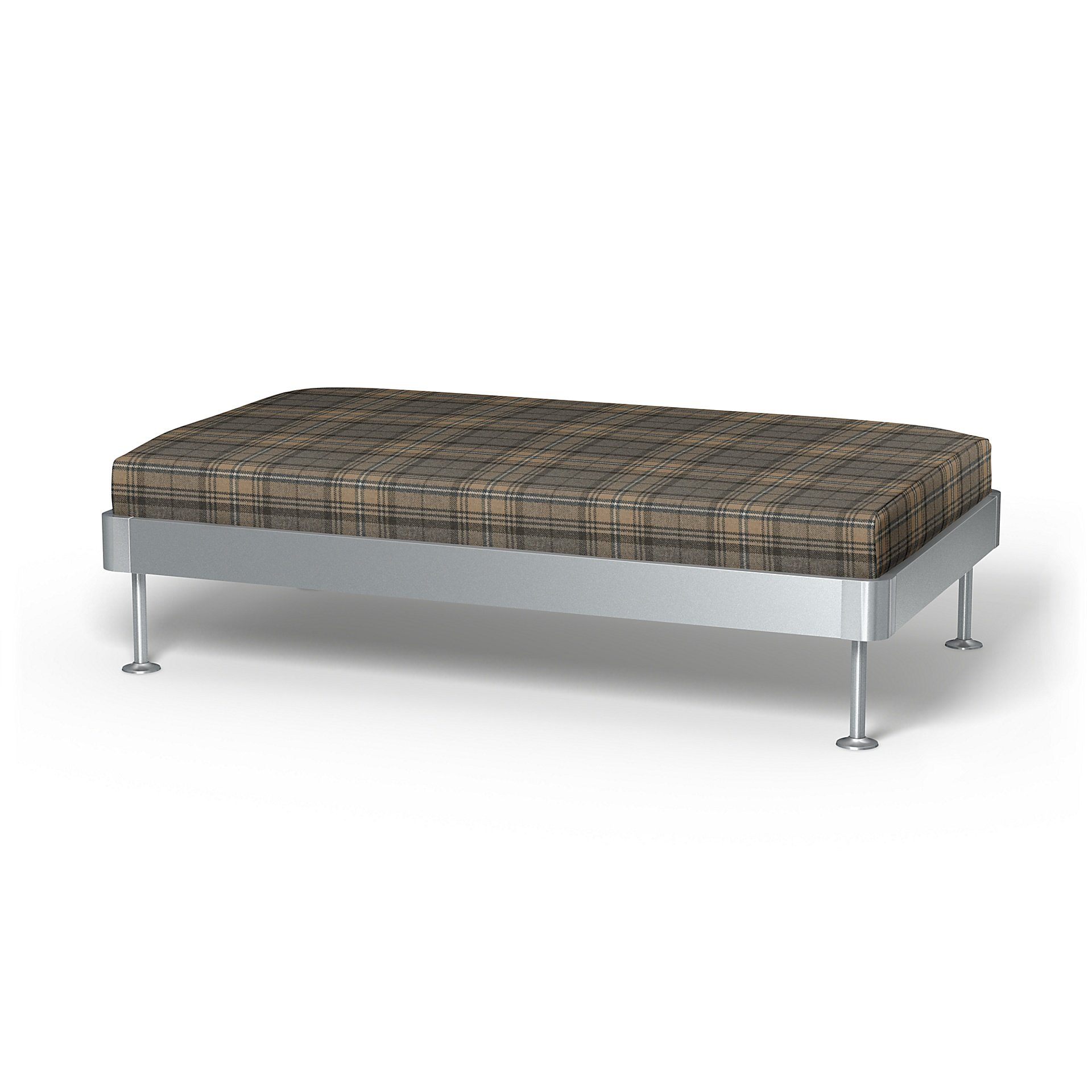 IKEA - Delaktig 2 Seat Platform Cover, Bark Brown, Wool - Bemz