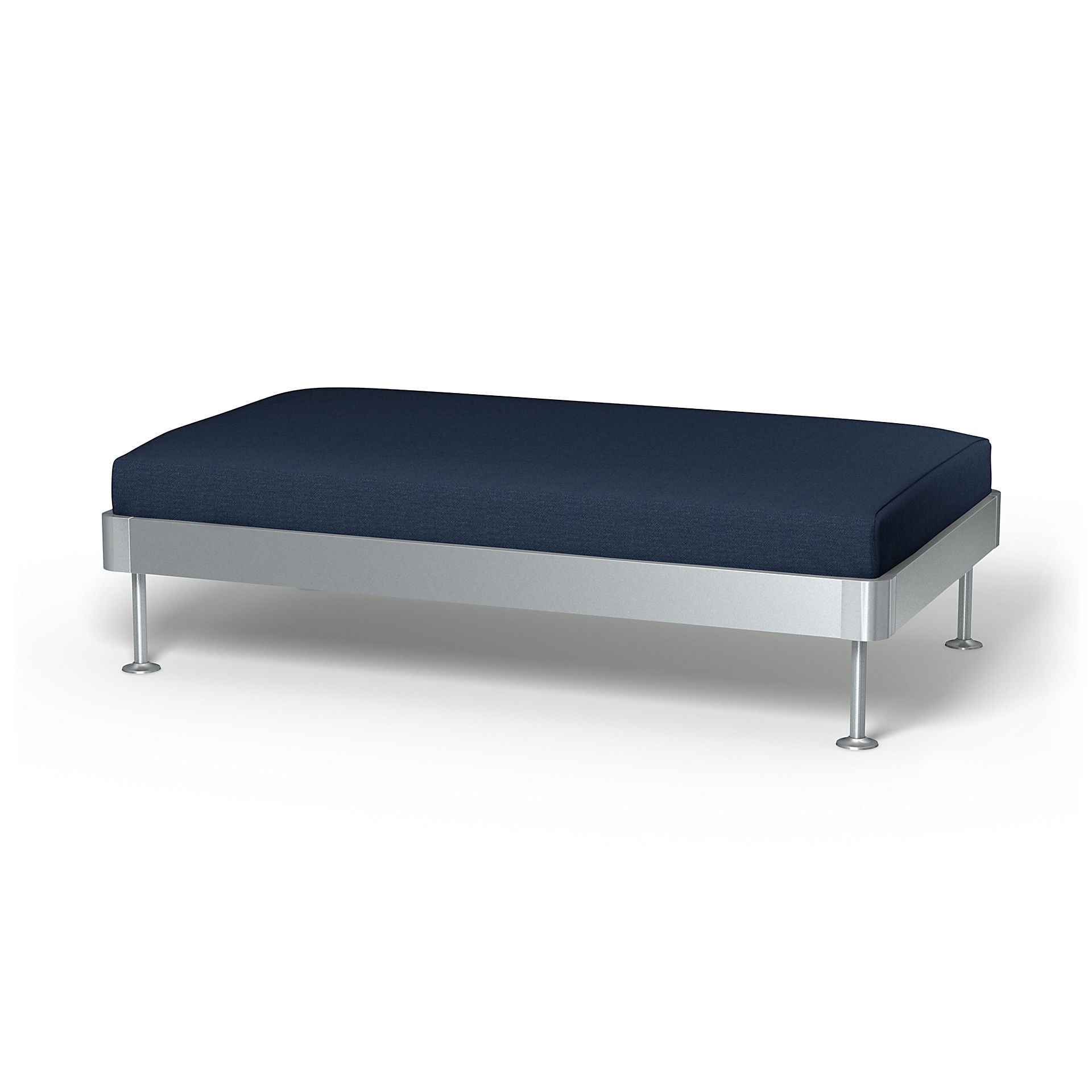 IKEA - Överdrag till Delaktig 2-sitsplattform, Navy Blue, Linne - Bemz