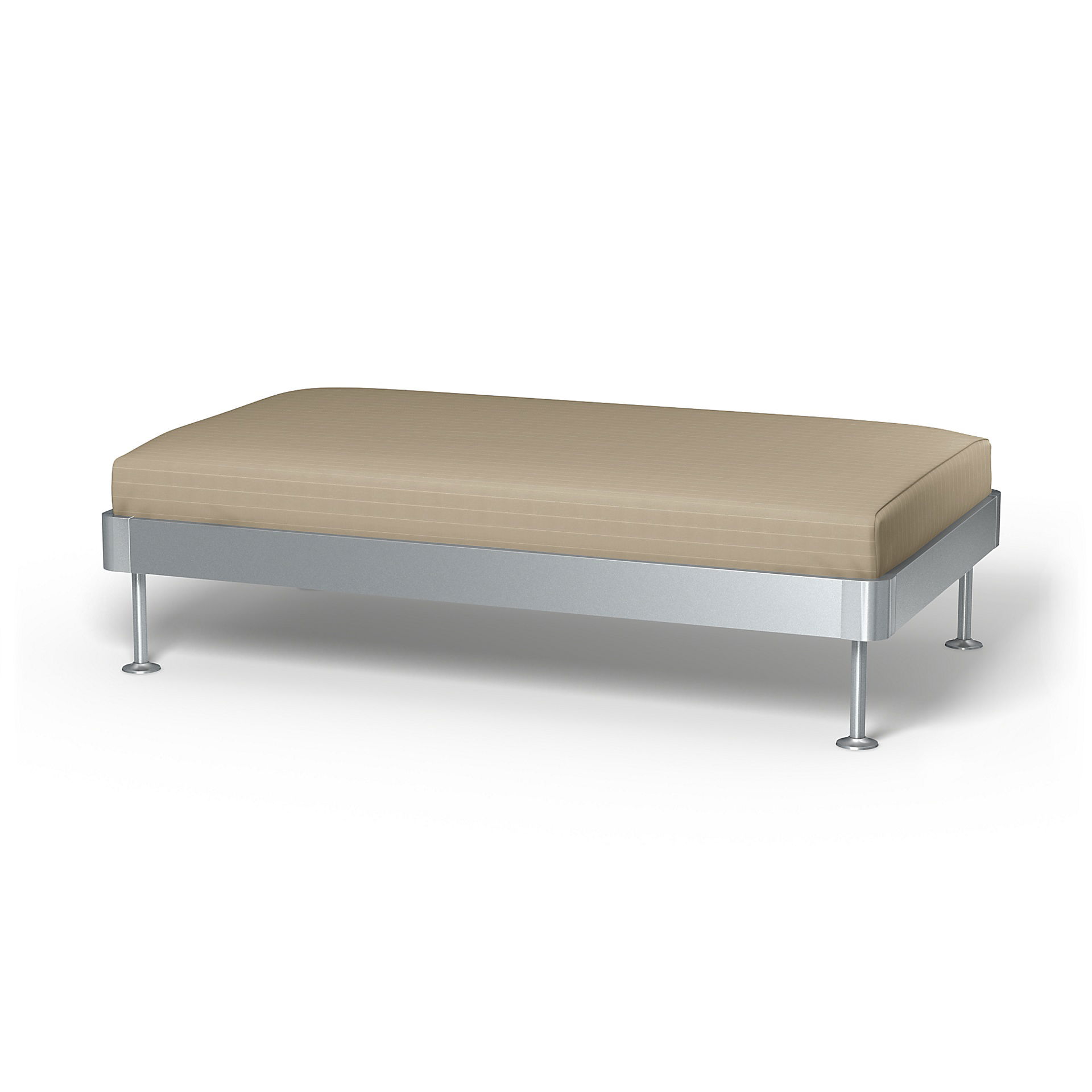 IKEA - Delaktig 2 Seat Platform Cover, Oyster, Velvet - Bemz