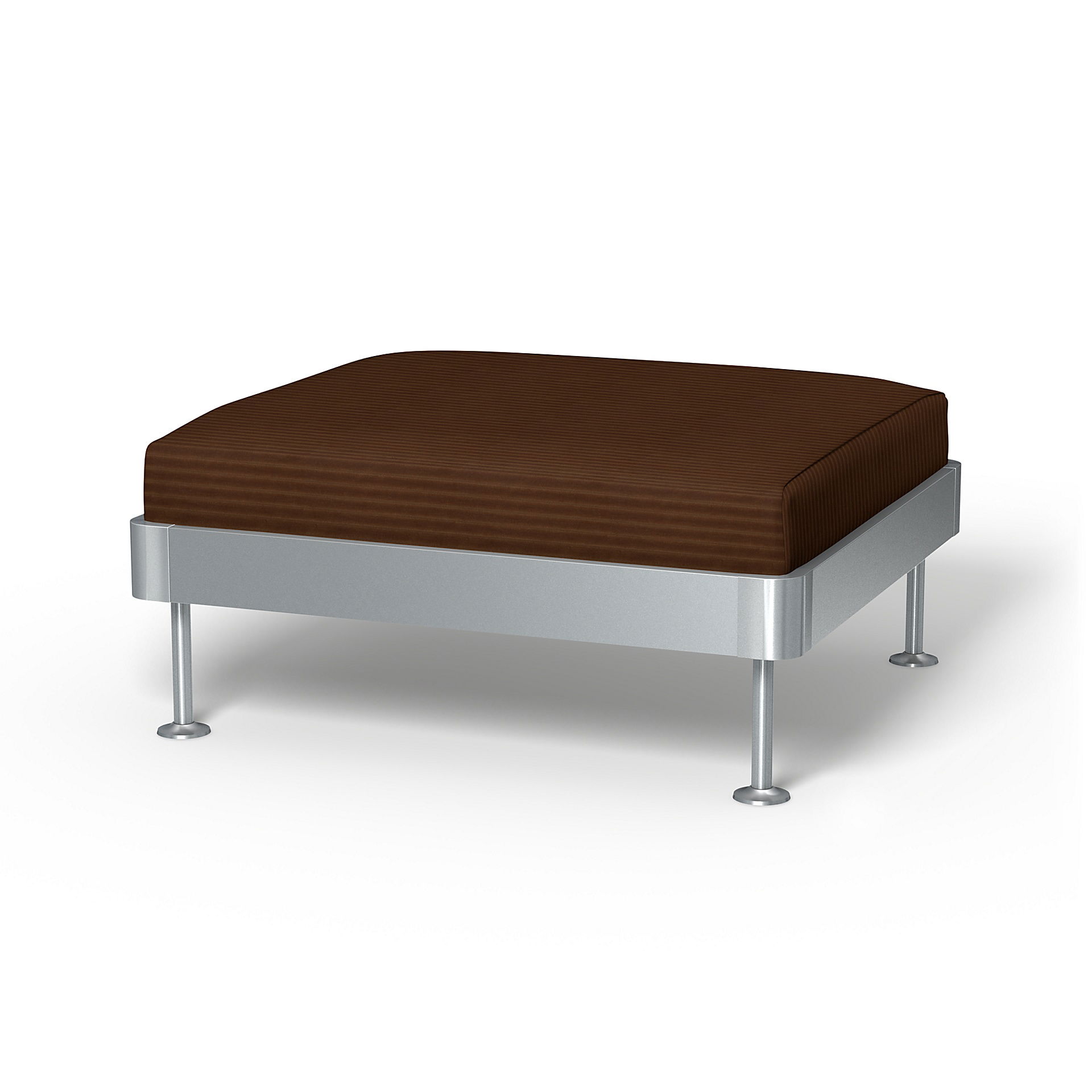 IKEA - Överdrag till Delaktig 1-sitsplattform, Chocolate Brown, Manchester - Bemz