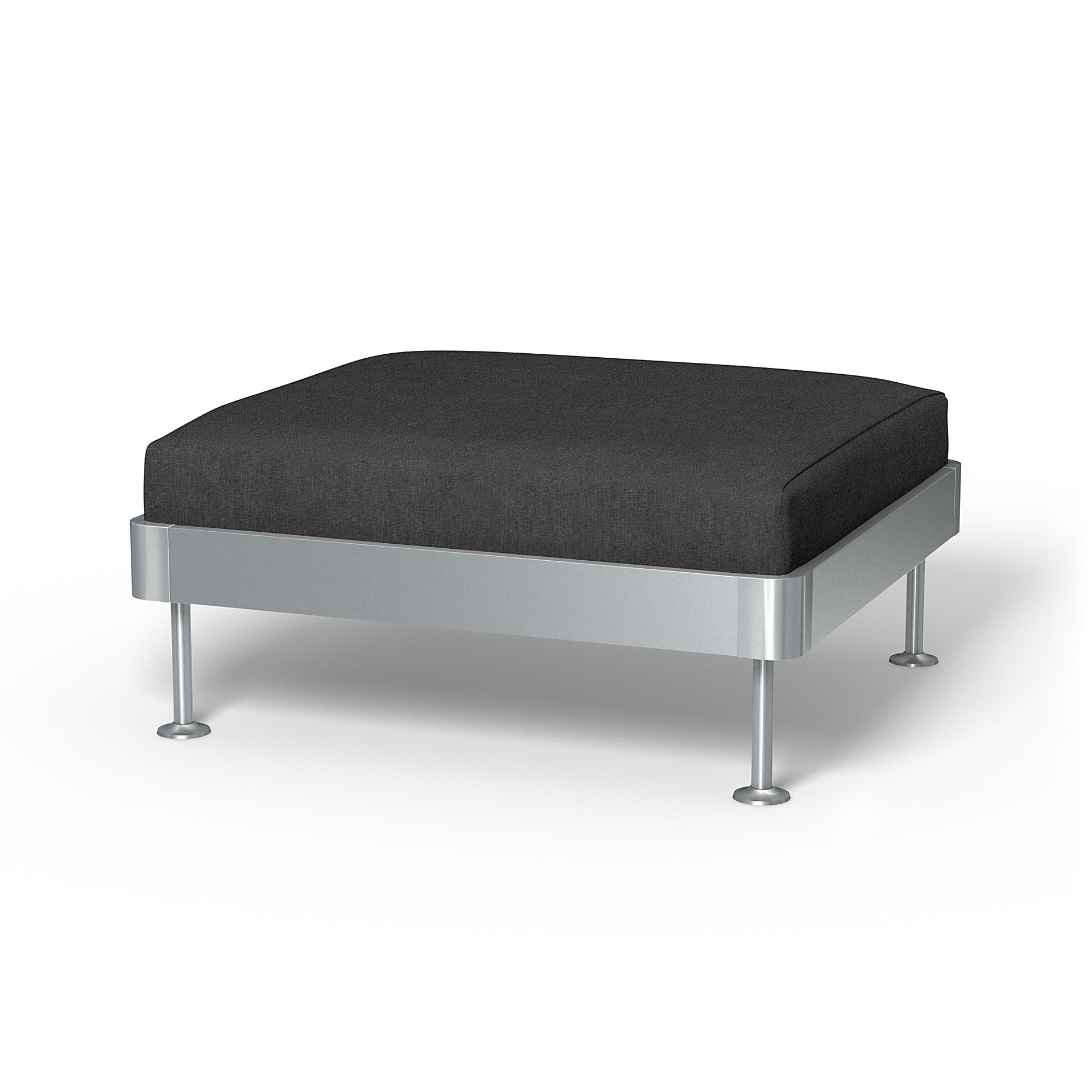 IKEA - Delaktig 1 Seat Platform Cover, Espresso, Linen - Bemz