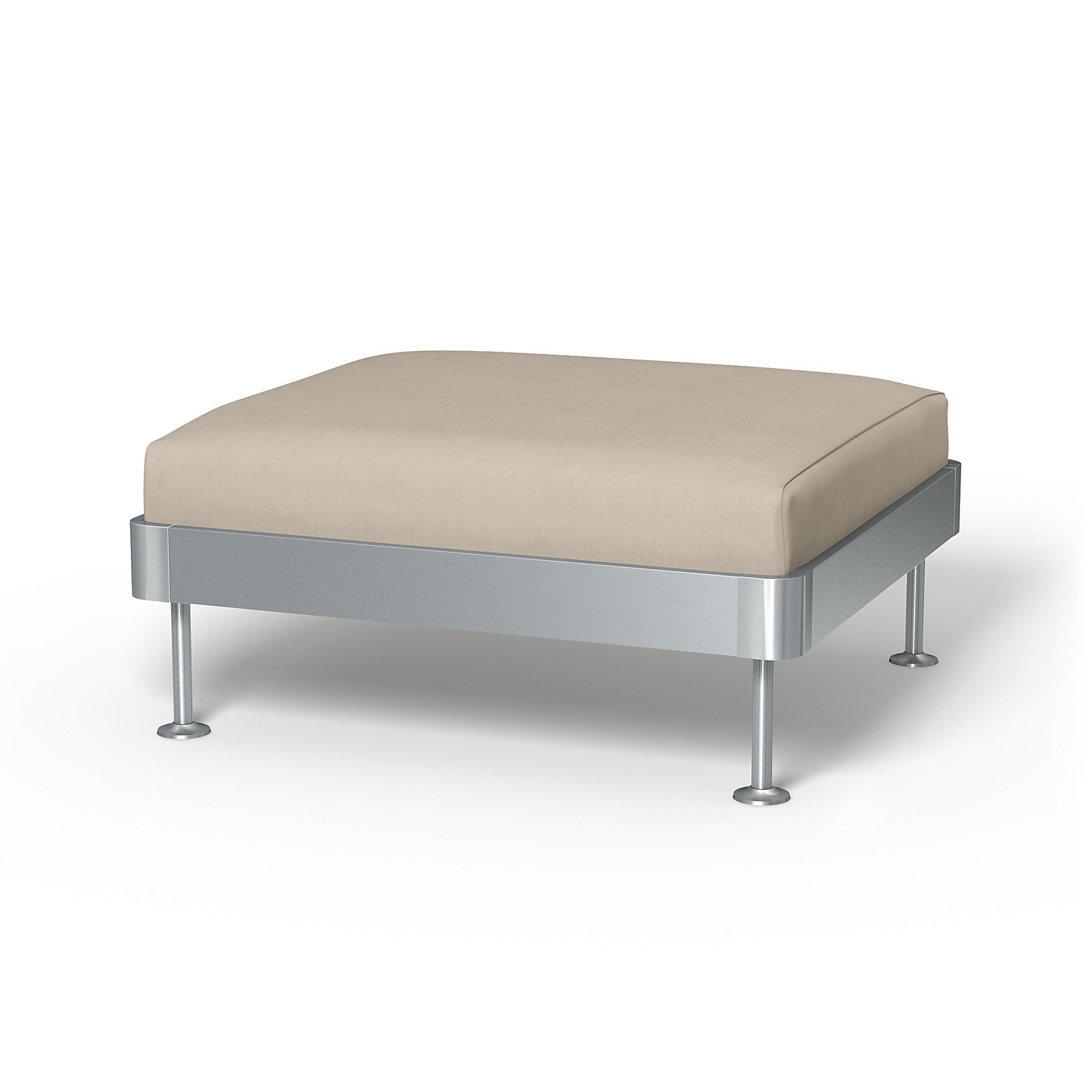 IKEA - Delaktig 1 Seat Platform Cover, Parchment, Linen - Bemz