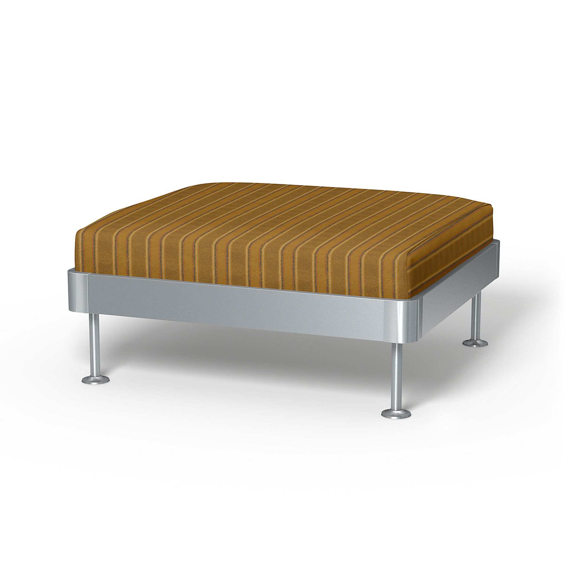 IKEA - Delaktig 1 Seat Platform Cover, Mustard Stripe, Cotton - Bemz