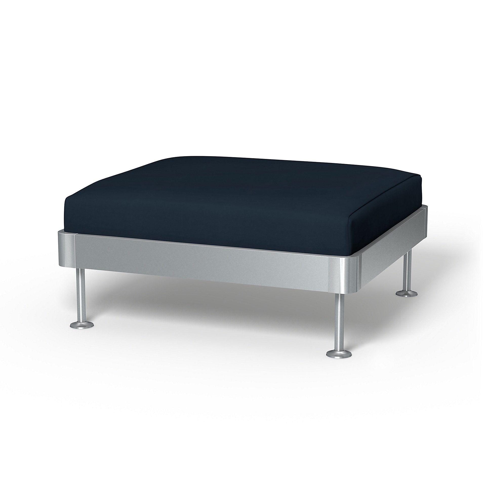 IKEA - Delaktig 1 Seat Platform Cover, Navy Blue, Cotton - Bemz