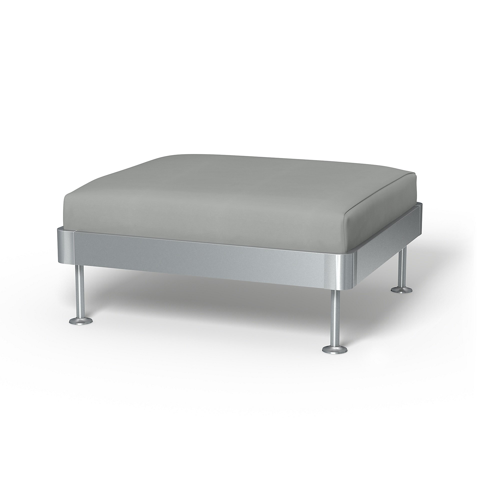 IKEA - Delaktig 1 Seat Platform Cover, Silver Grey, Cotton - Bemz