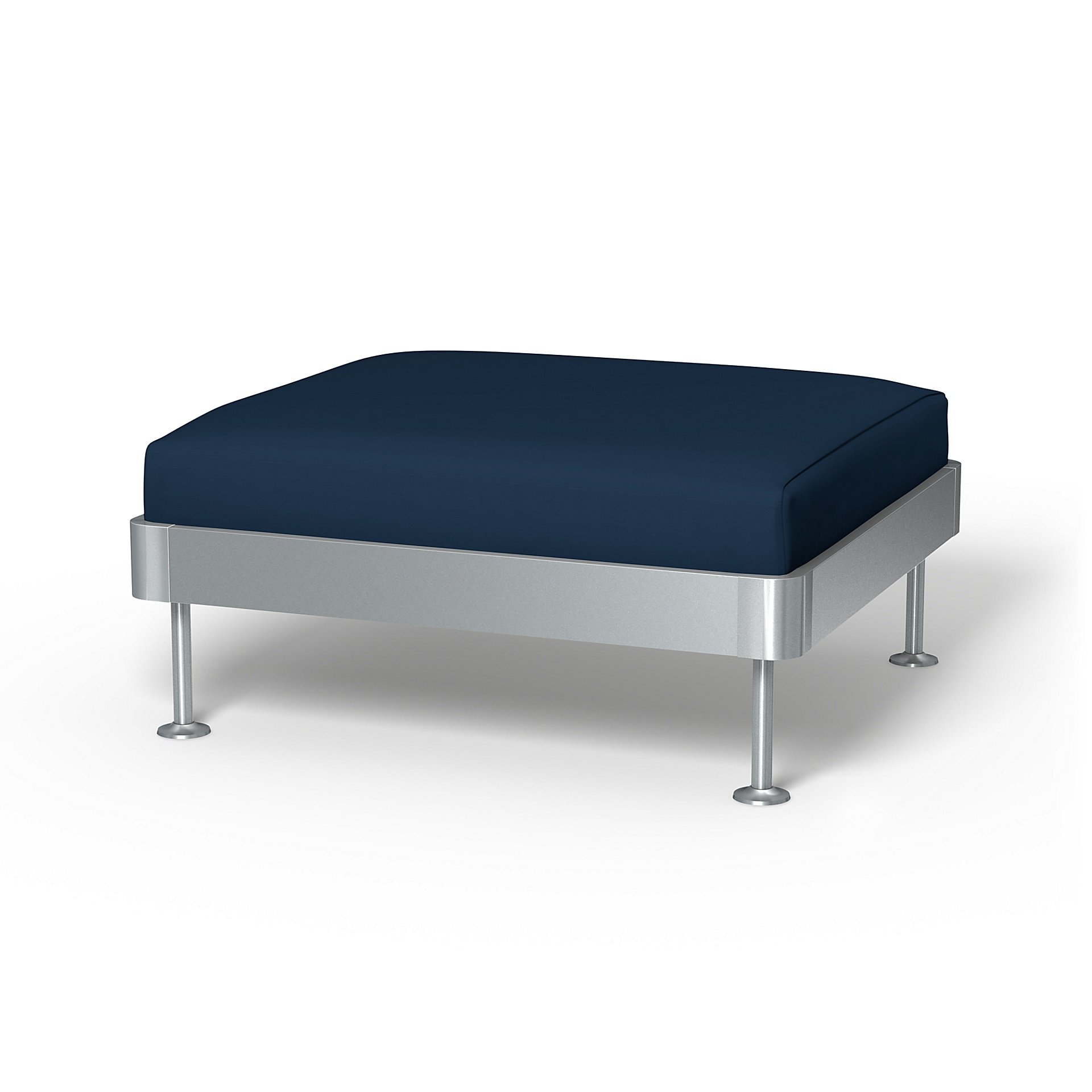 IKEA - Delaktig 1 Seat Platform Cover, Deep Navy Blue, Cotton - Bemz