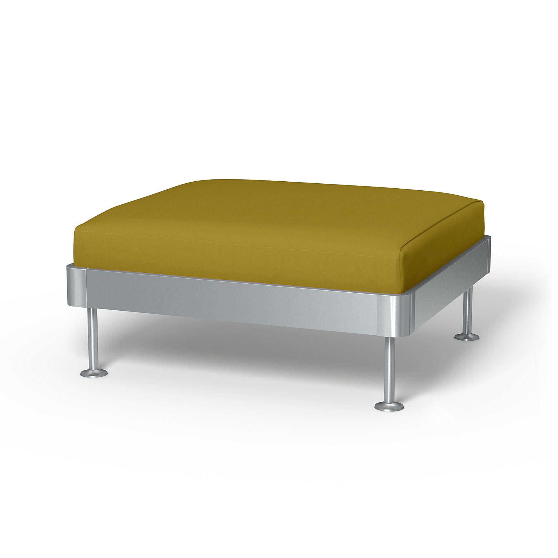 IKEA - Delaktig 1 Seat Platform Cover, Olive Oil, Cotton - Bemz