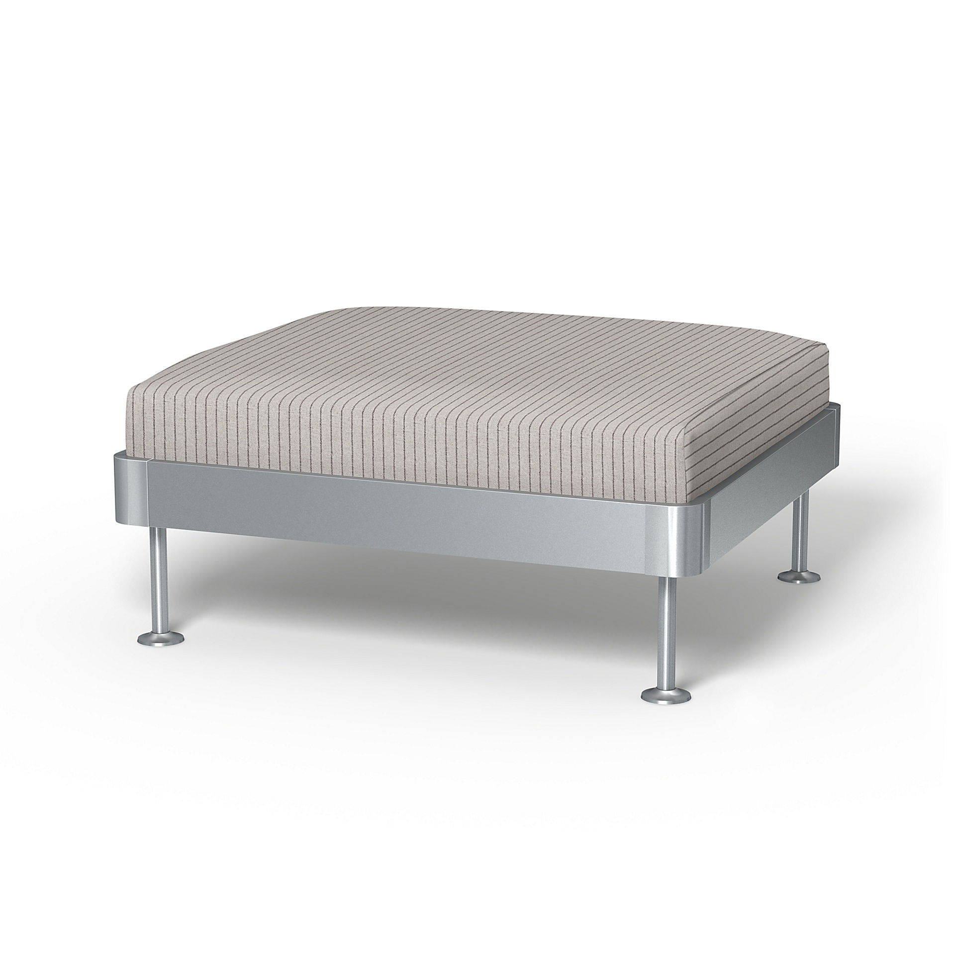 IKEA - Delaktig 1 Seat Platform Cover, Silver Grey, Cotton - Bemz