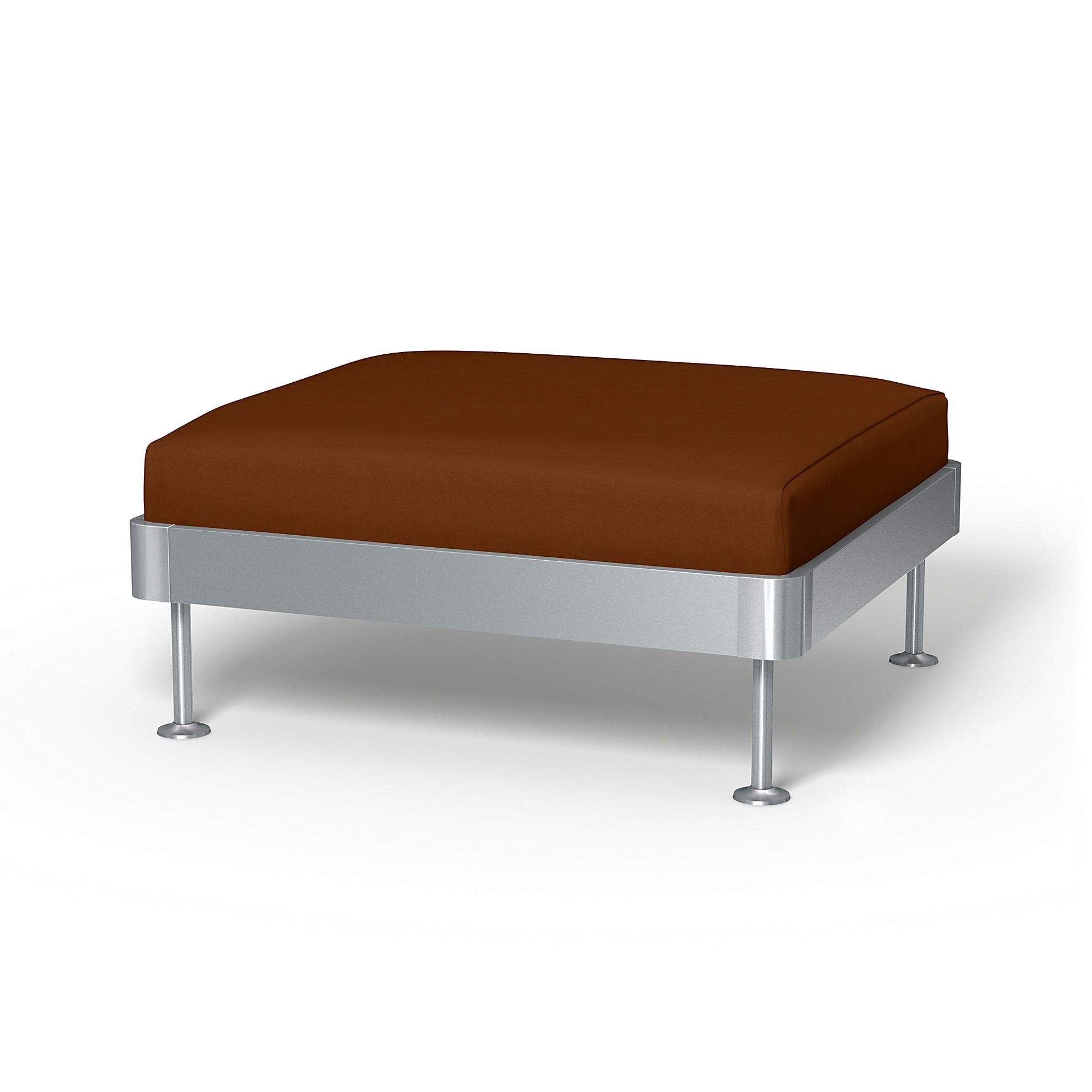 IKEA - Delaktig 1 Seat Platform Cover, Cinnamon, Velvet - Bemz