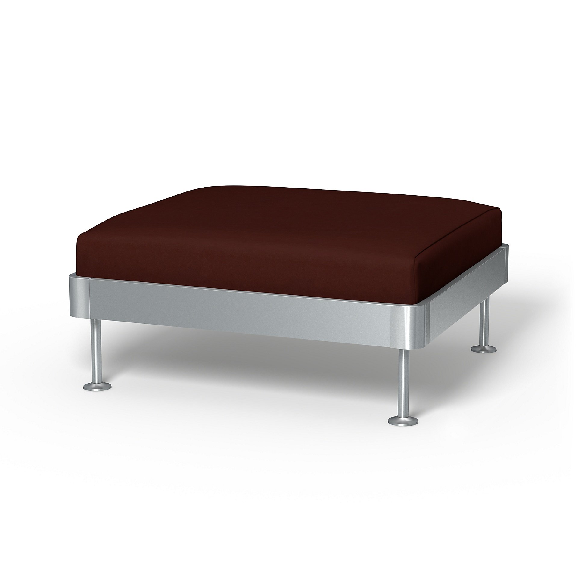 IKEA - Delaktig 1 Seat Platform Cover, Ground Coffee, Velvet - Bemz
