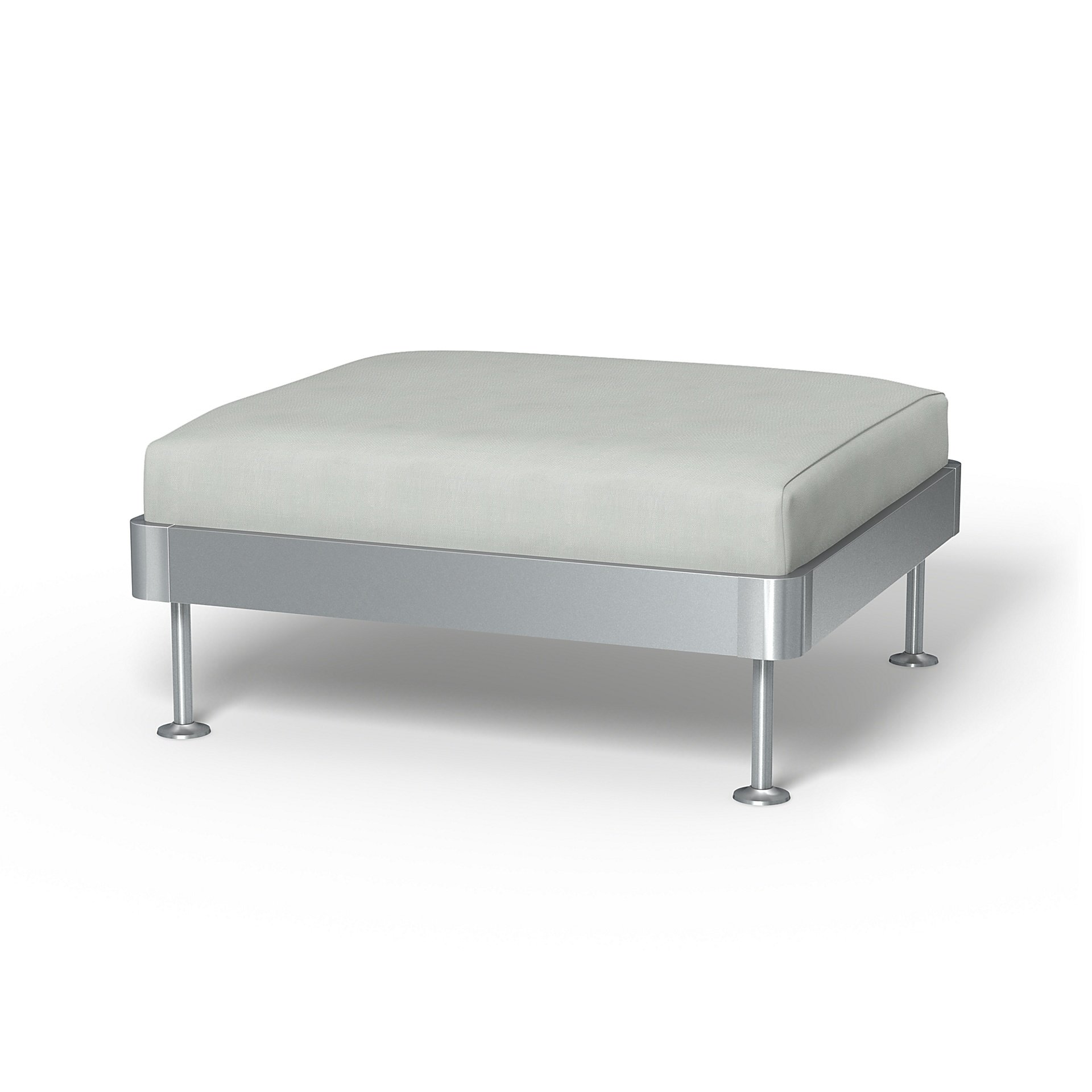 IKEA - Delaktig 1 Seat Platform Cover, Silver Grey, Linen - Bemz