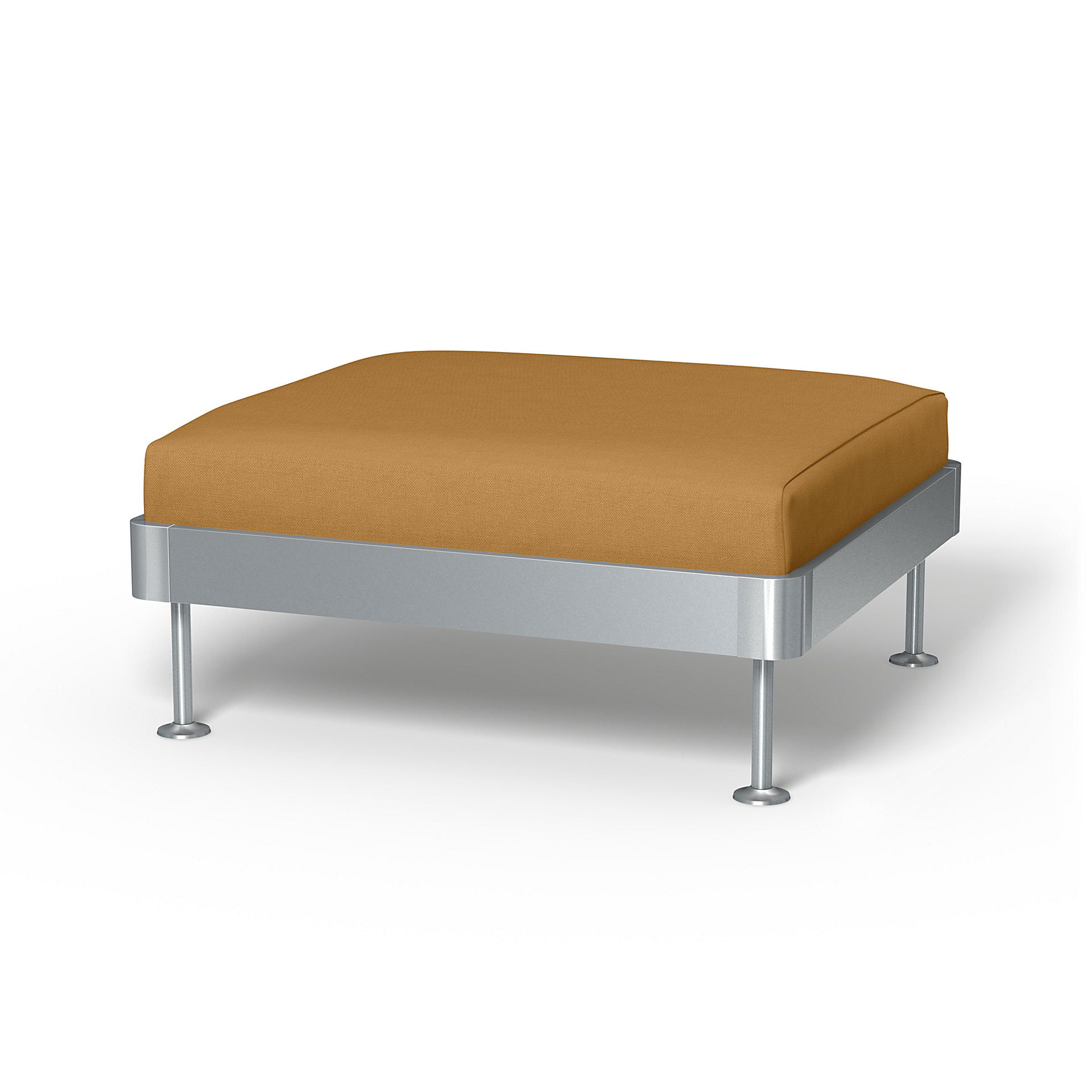 IKEA - Delaktig 1 Seat Platform Cover, Mustard, Linen - Bemz