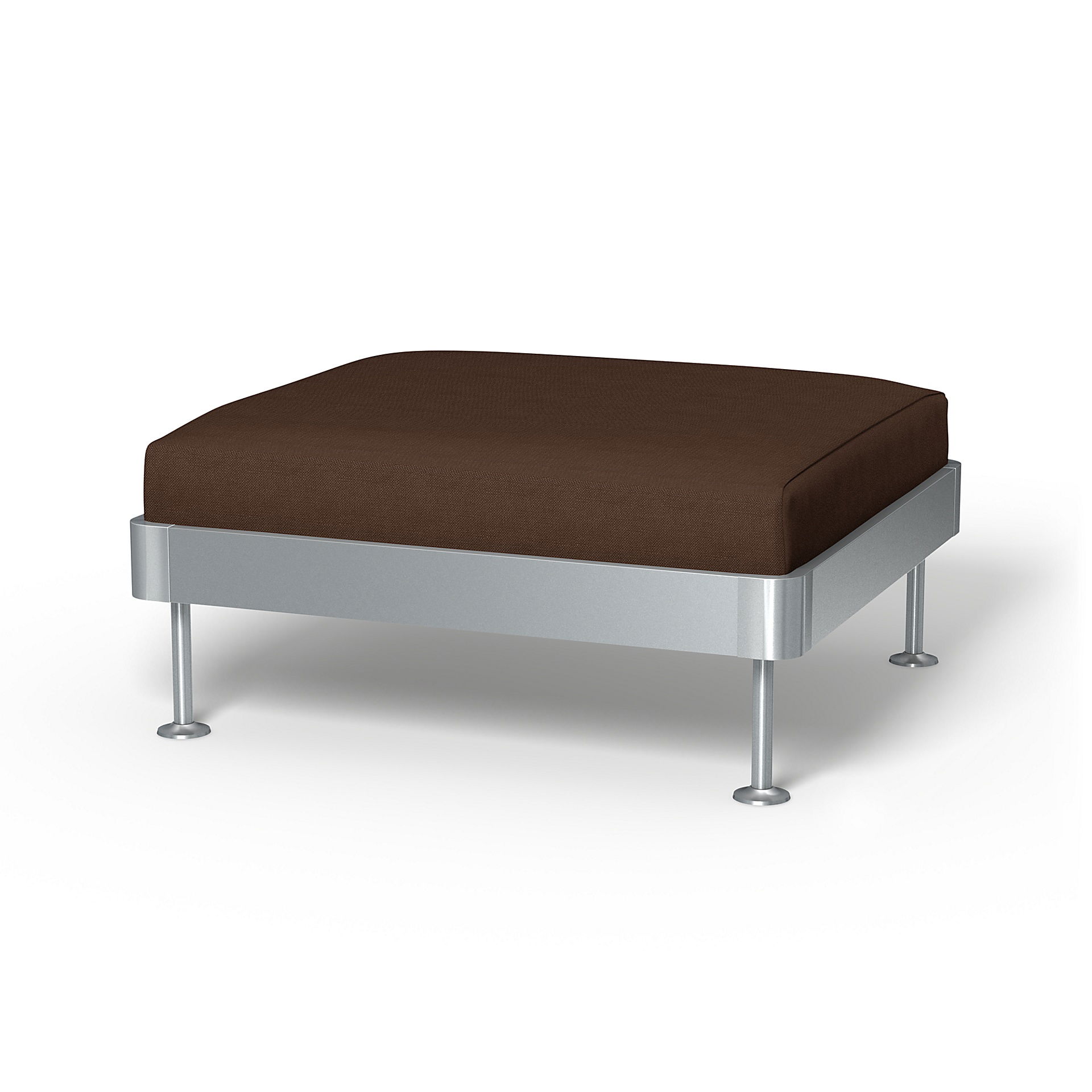 IKEA - Delaktig 1 Seat Platform Cover, Chocolate, Linen - Bemz