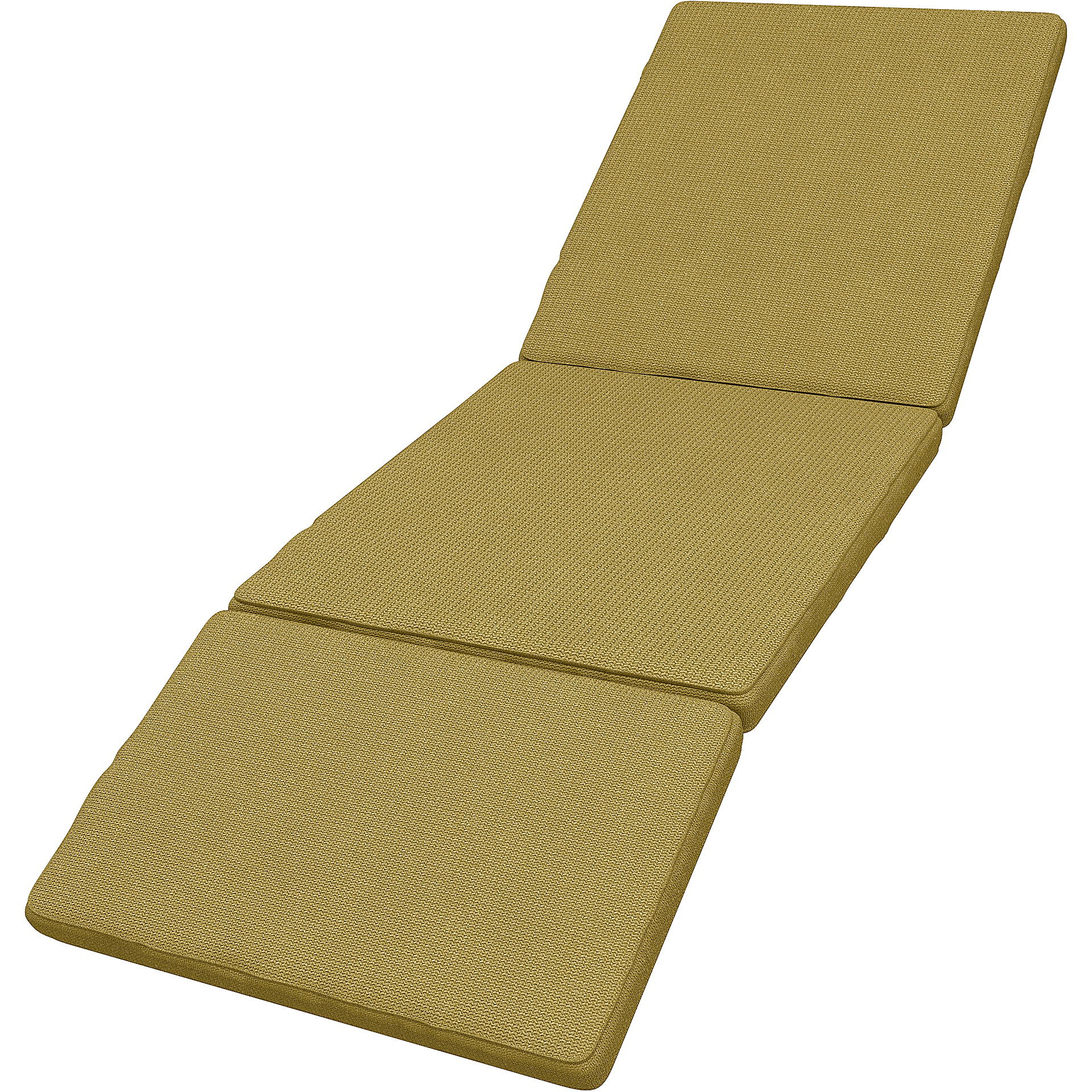 IKEA - Frösön/Duvholmen Sunbed Cushion Cover, Dark Lemon Yellow, Outdoor - Bemz