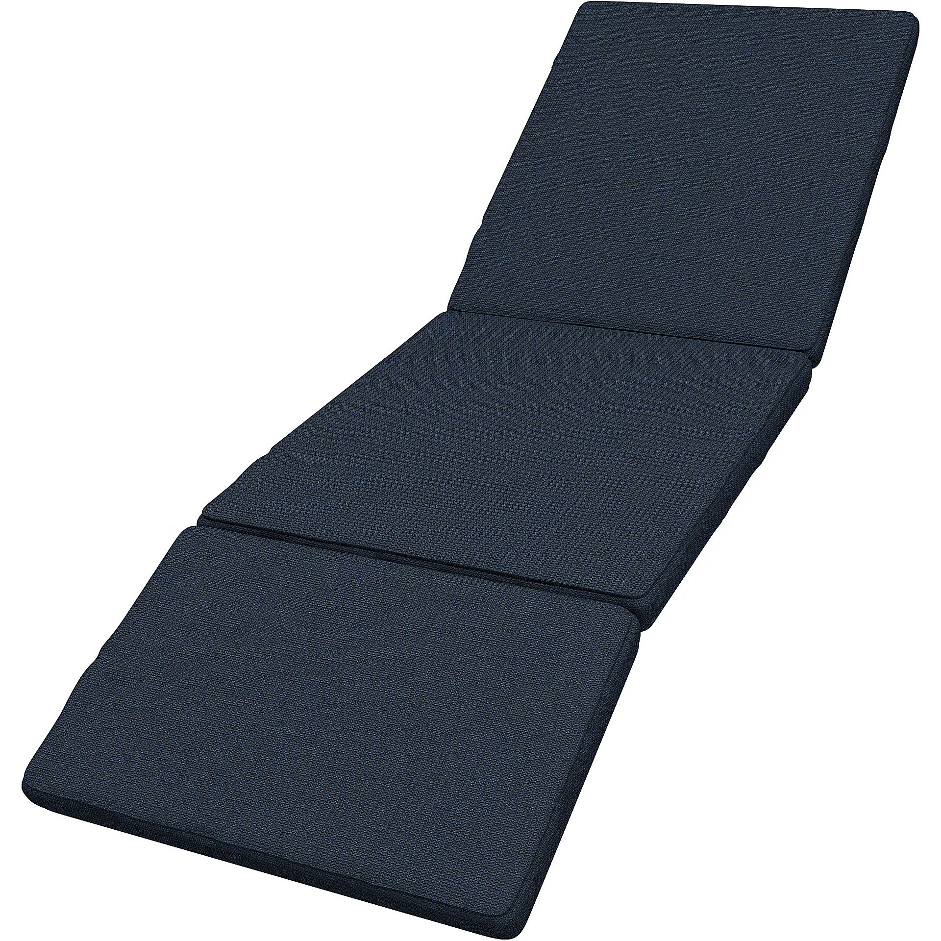 IKEA - Frösön/Duvholmen Sunbed Cushion Cover, Deep Ocean Blue, Outdoor - Bemz