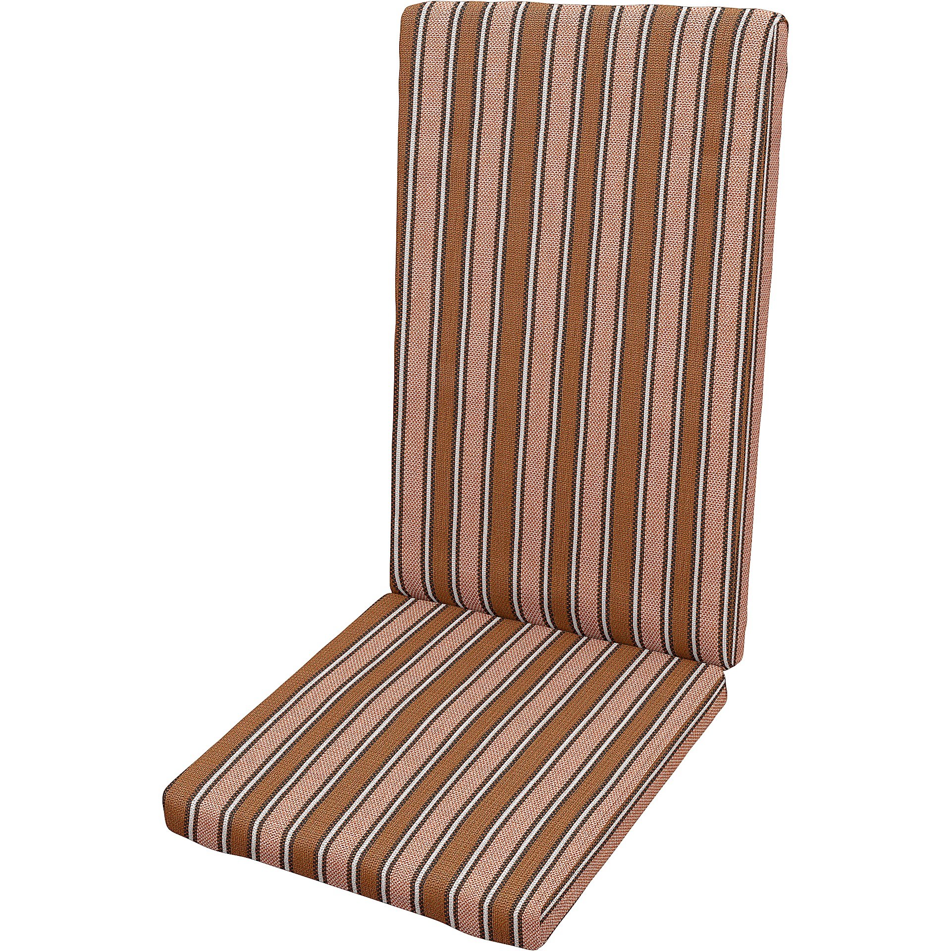 IKEA - Froson/Duvholmen Position Chair Cushion Cover, Orange Multi, Outdoor - Bemz