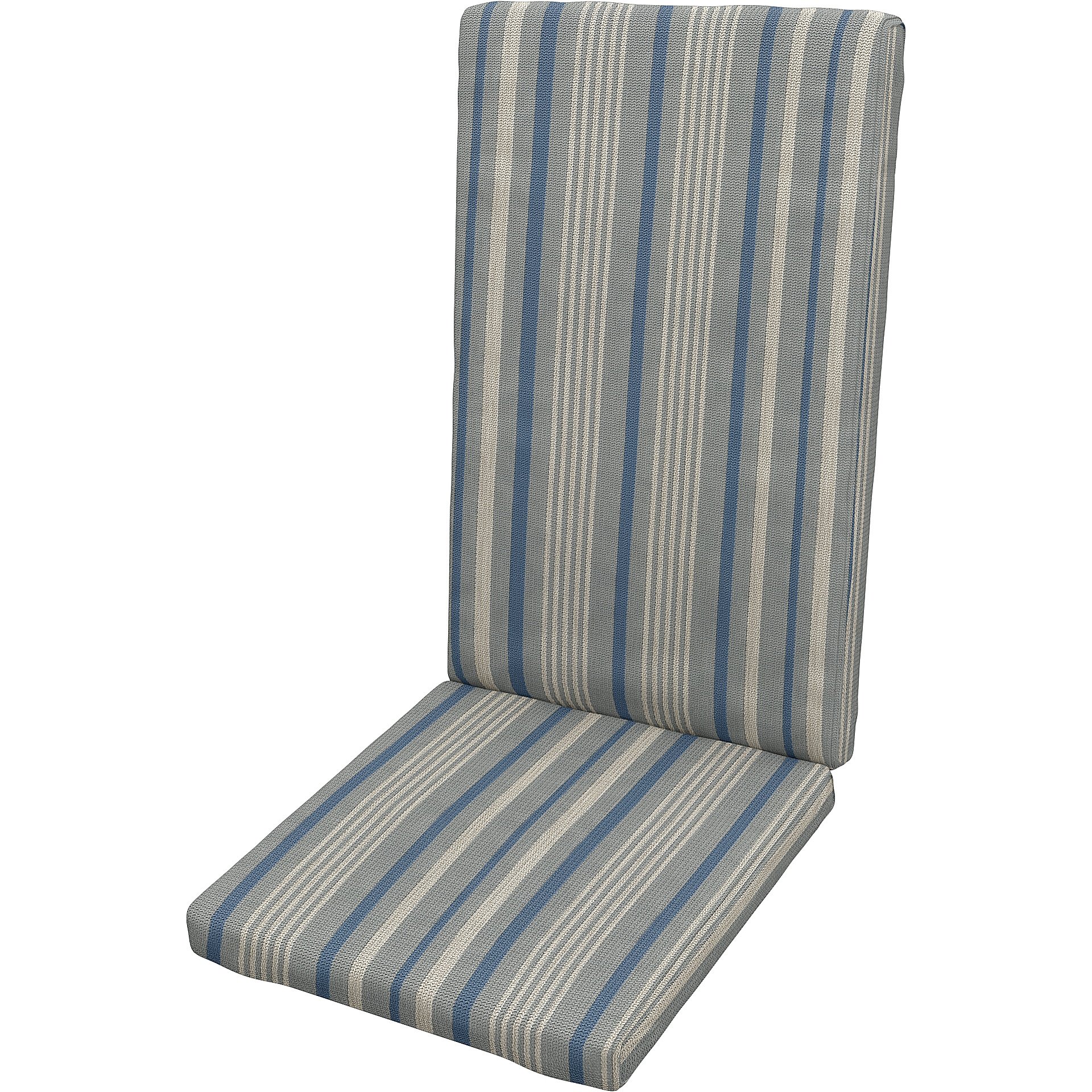 IKEA - Froson/Duvholmen Position Chair Cushion Cover, Ocean Blue, Outdoor - Bemz