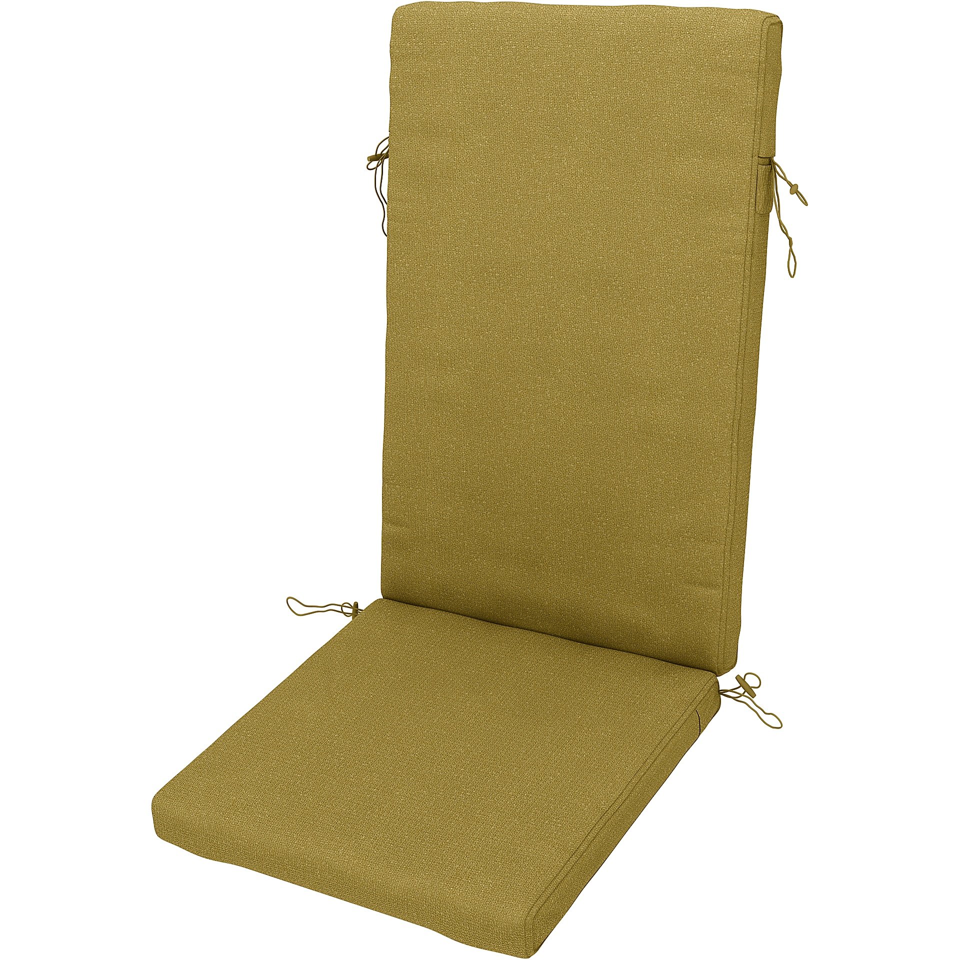 IKEA - Duvholmen Position Chair Cushion Cover , Dark Lemon Yellow, Outdoor - Bemz