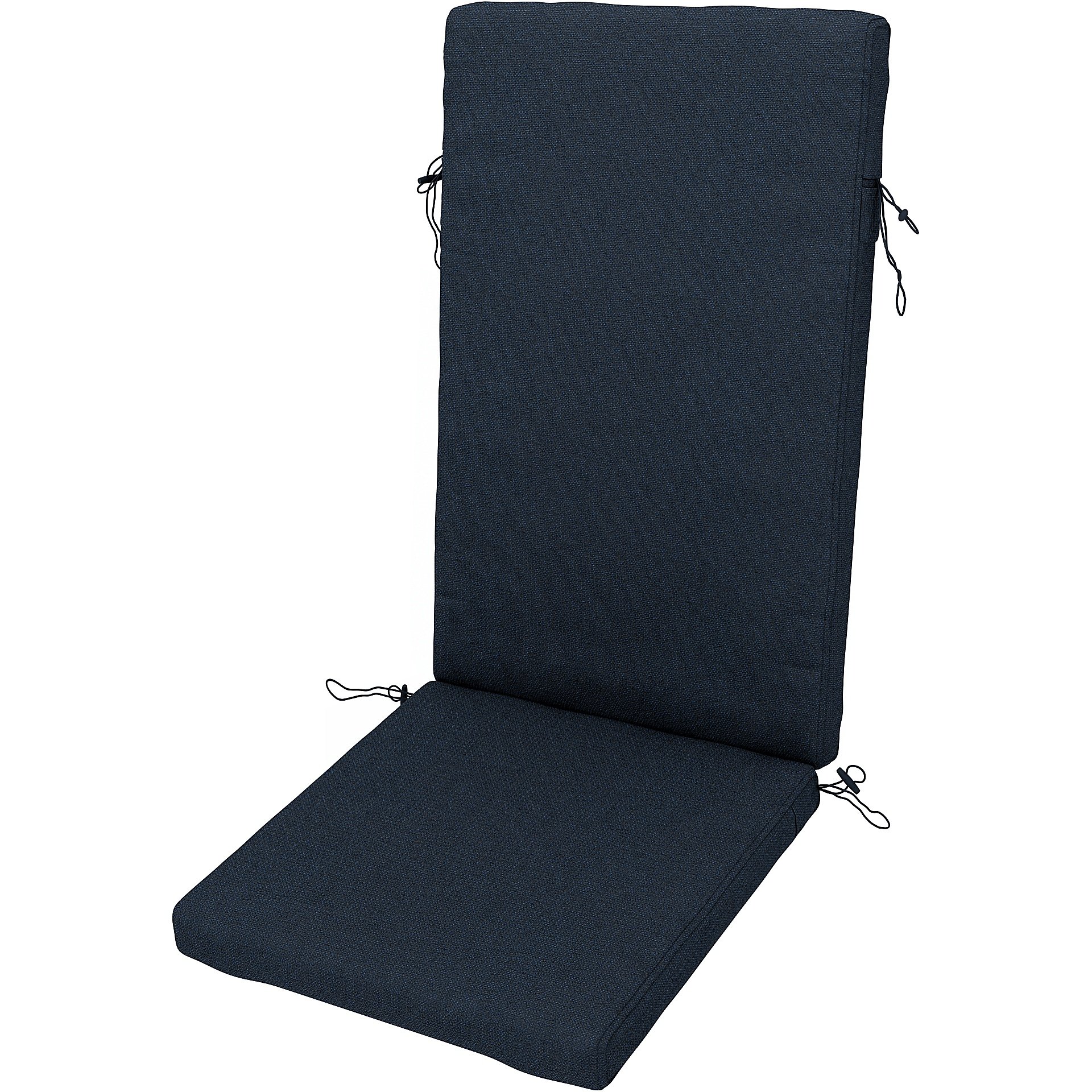 IKEA - Duvholmen Position Chair Cushion Cover , Deep Ocean Blue, Outdoor - Bemz