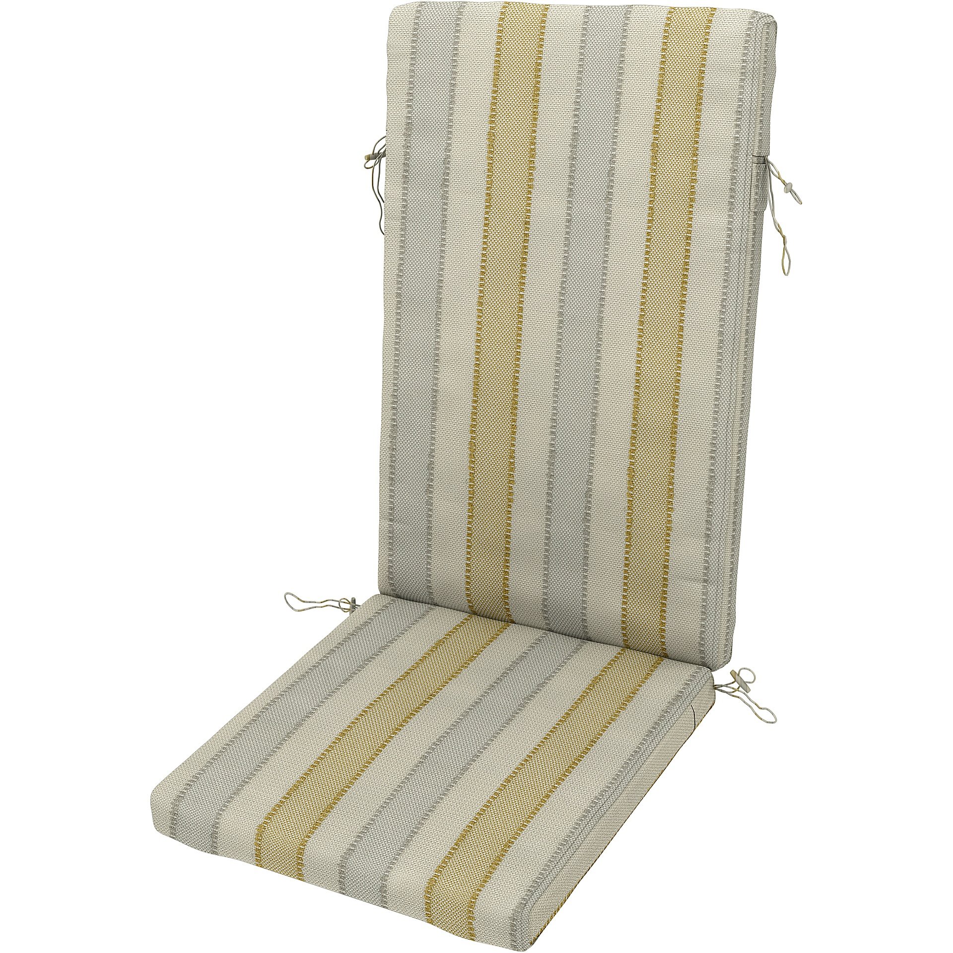 IKEA - Duvholmen Position Chair Cushion Cover , Sunset Yellow, Outdoor - Bemz