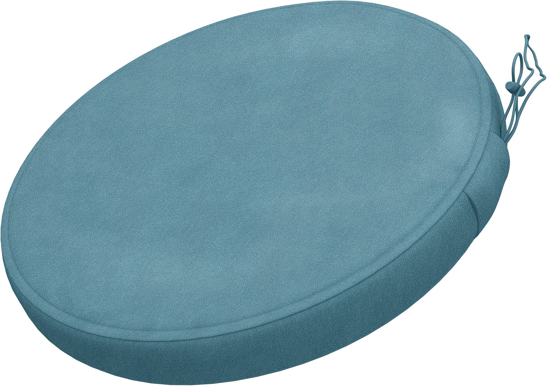 IKEA - Froson/Duvholmen Chair Seat Cushion Round Cover , Dusk Blue, Outdoor - Bemz