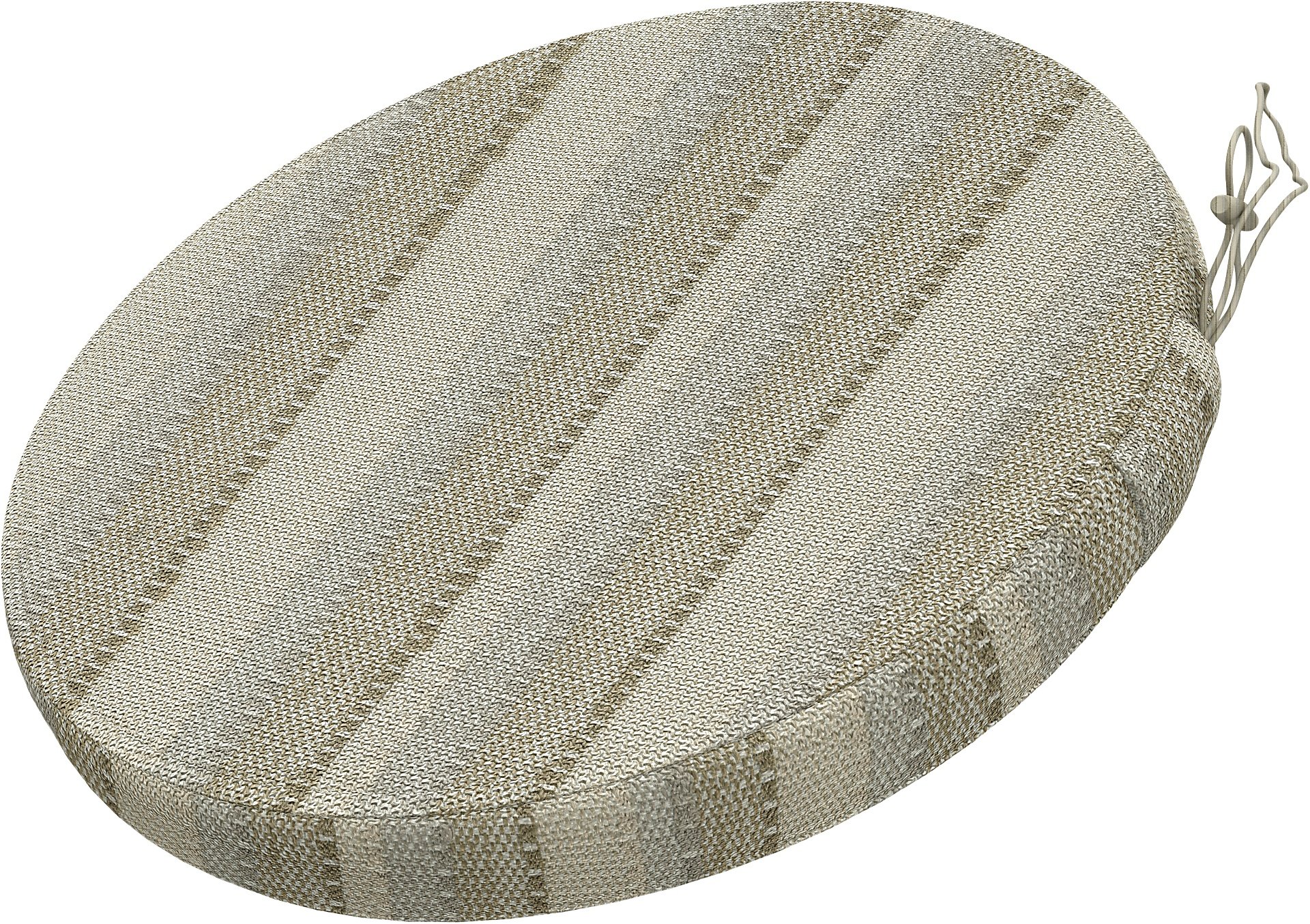 IKEA - Froson/Duvholmen Chair Seat Cushion Round Cover , Beach Beige, Outdoor - Bemz