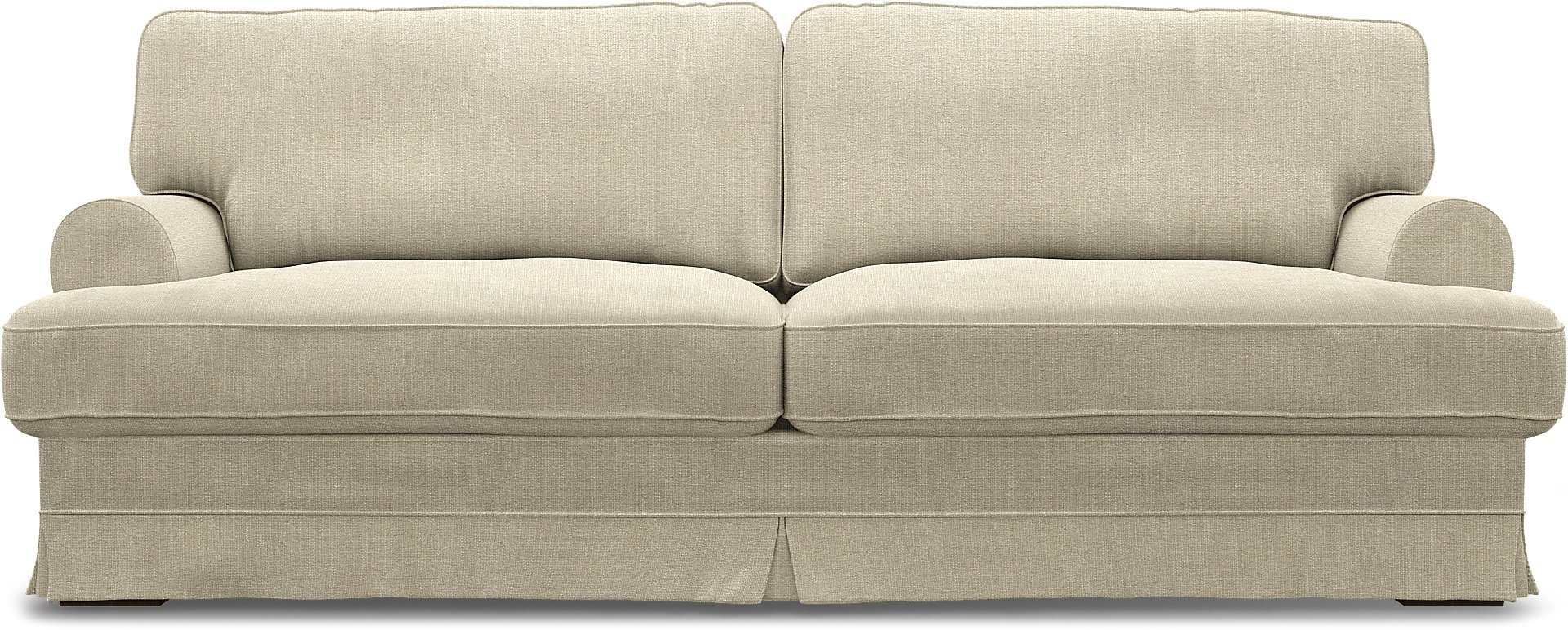 IKEA - Ekeskog 3 Seater Sofa Cover, Cream, Boucle & Texture - Bemz
